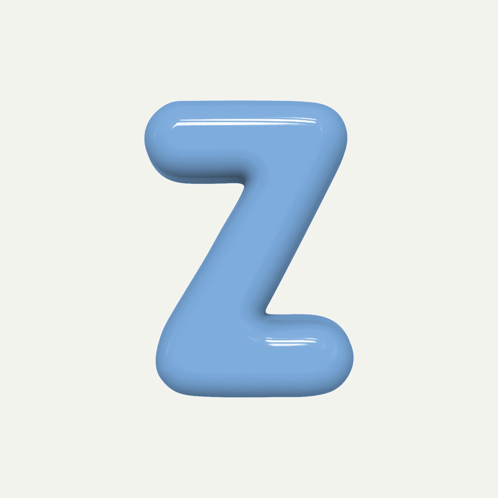 Letter Z – handcrafted ceramic decor