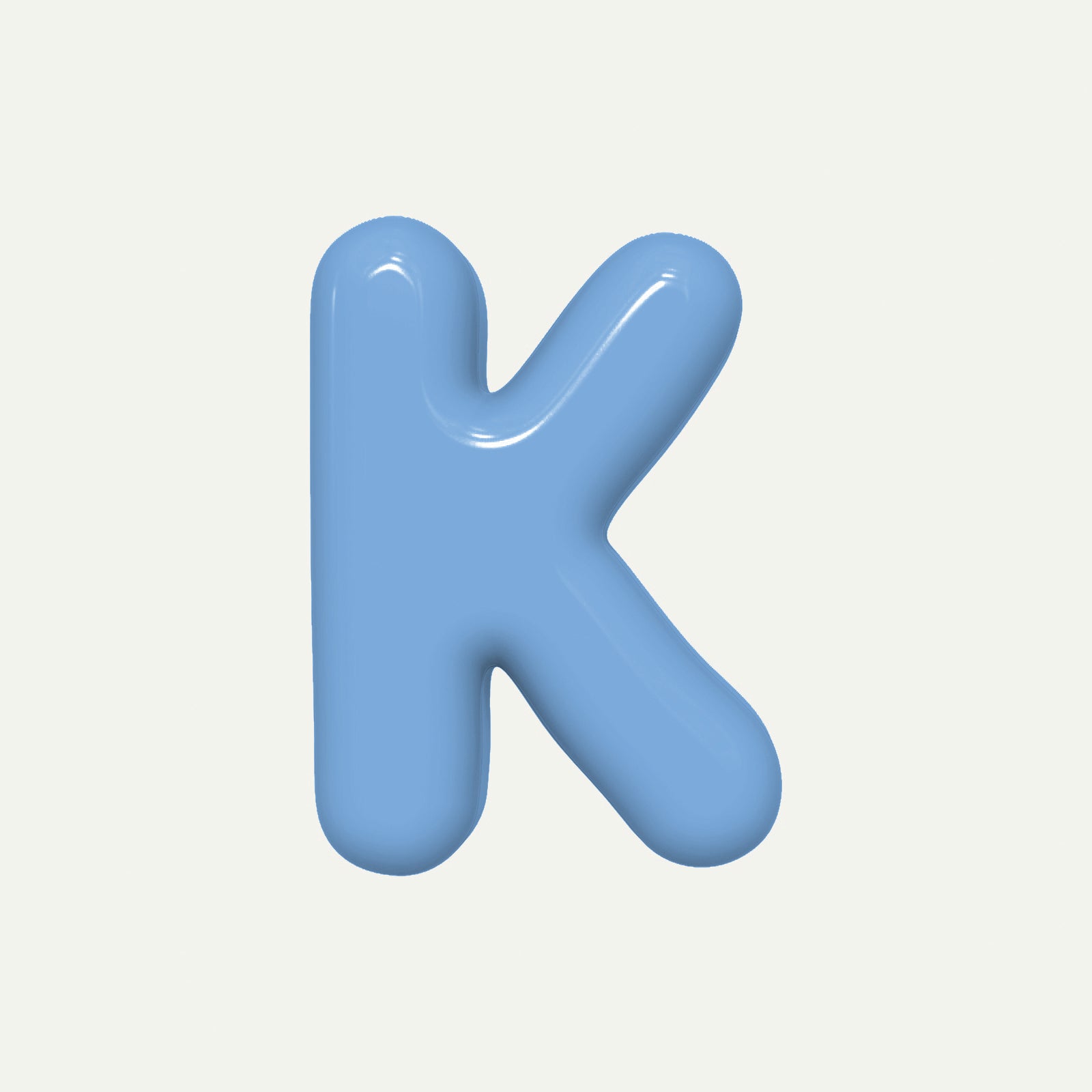 Letter K – handcrafted ceramic decor