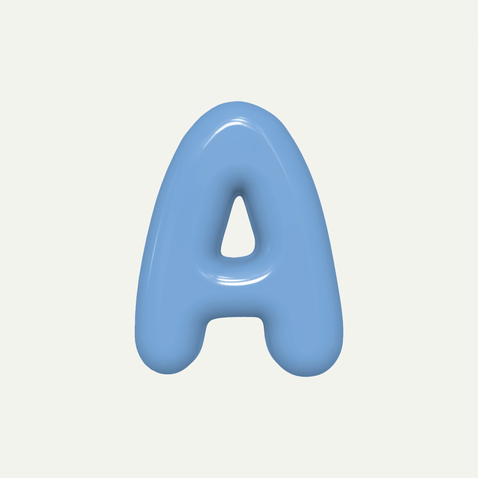 Letter A – handcrafted ceramic decor