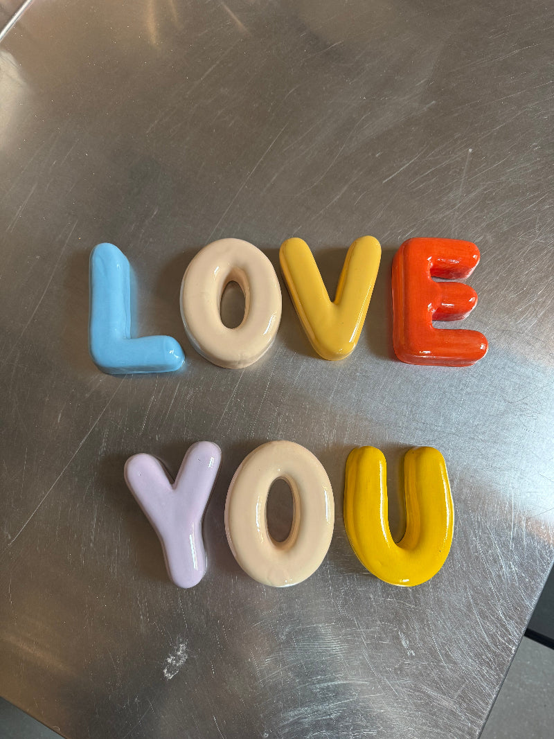 Phrase DREAM BIG - handcrafted ceramic decor