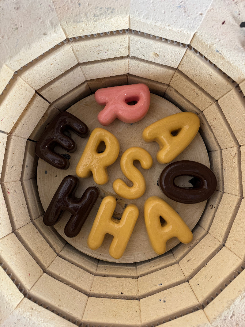 Phrase DREAM BIG - handcrafted ceramic decor