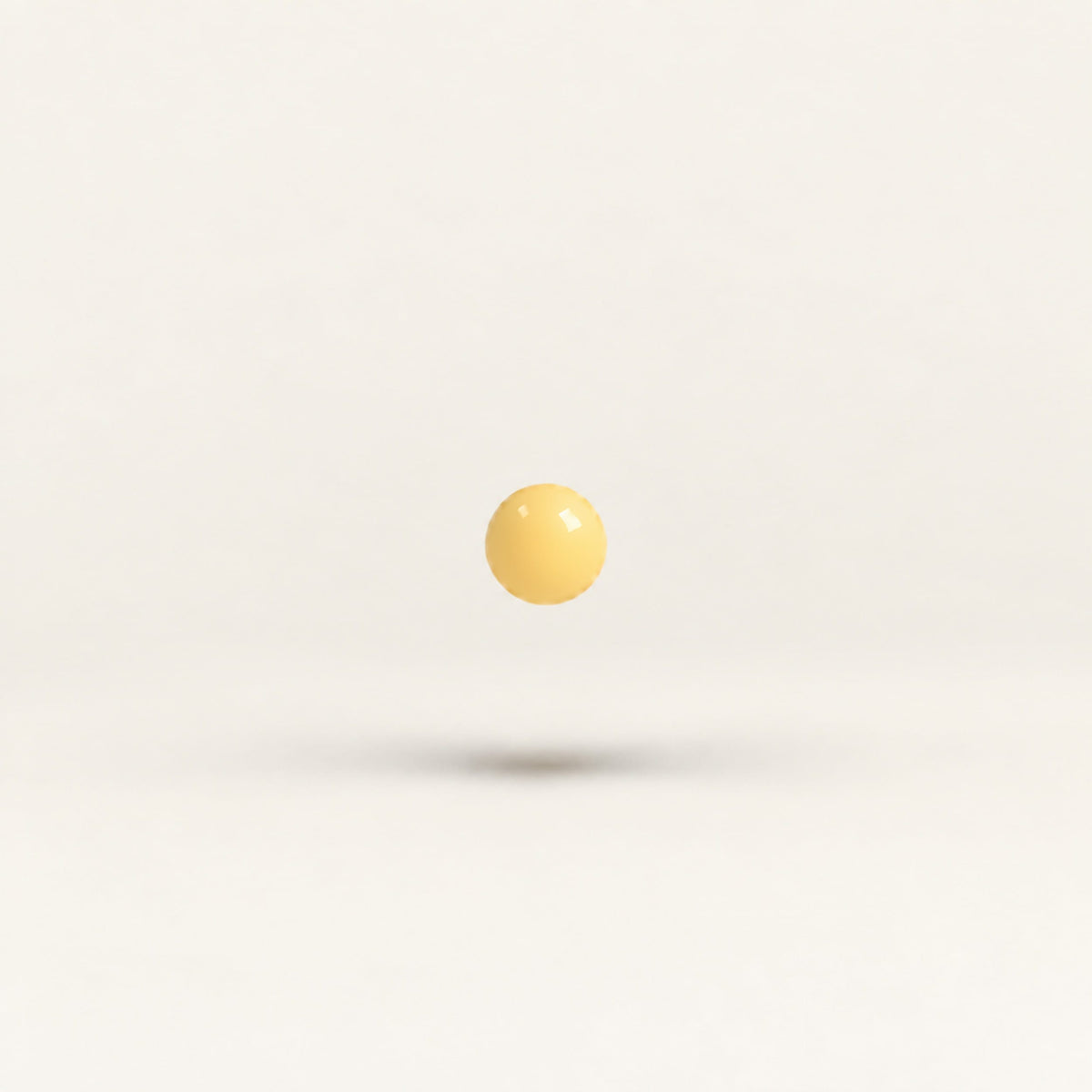 Dot – handcrafted ceramic decor in Soft yellow