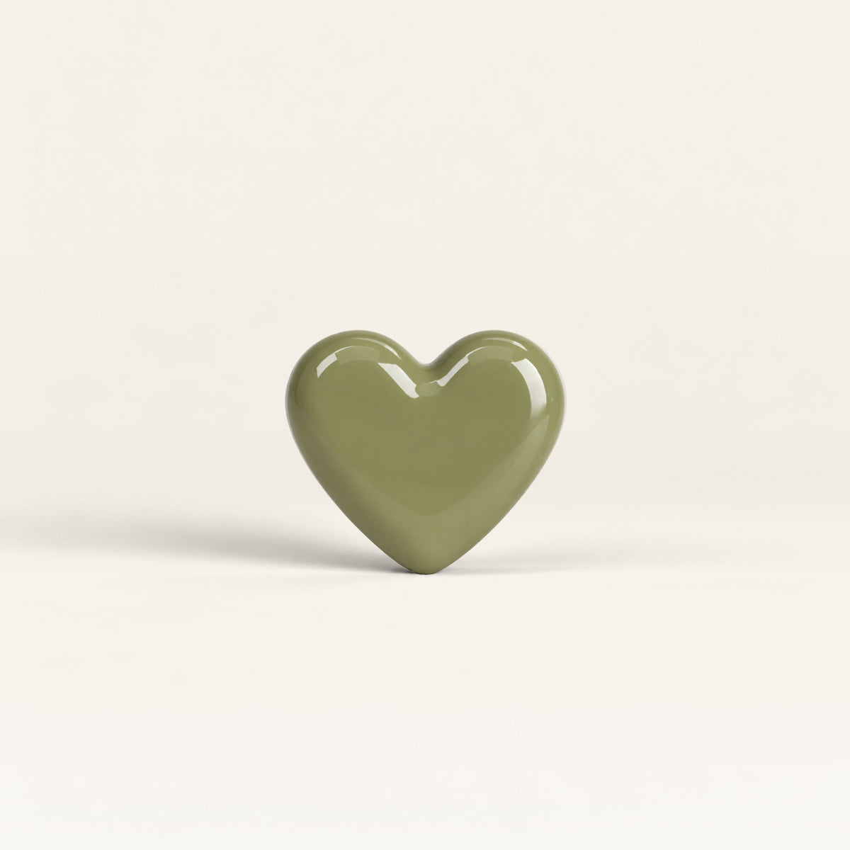 Heart – handcrafted ceramic decor in Sage green