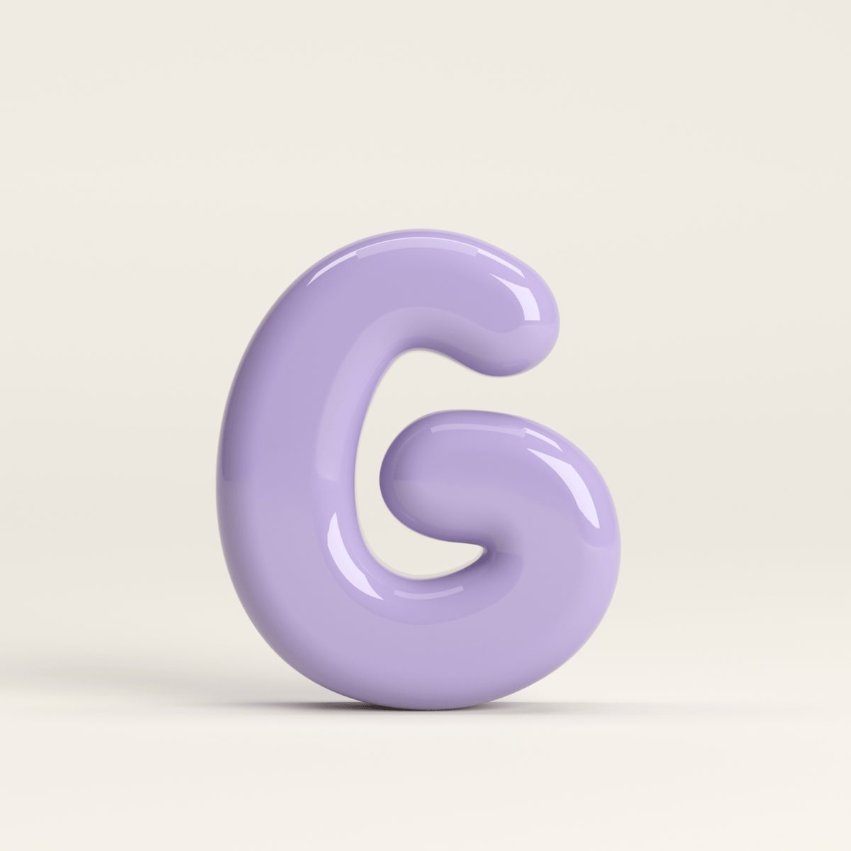 Letter G – handcrafted ceramic decor