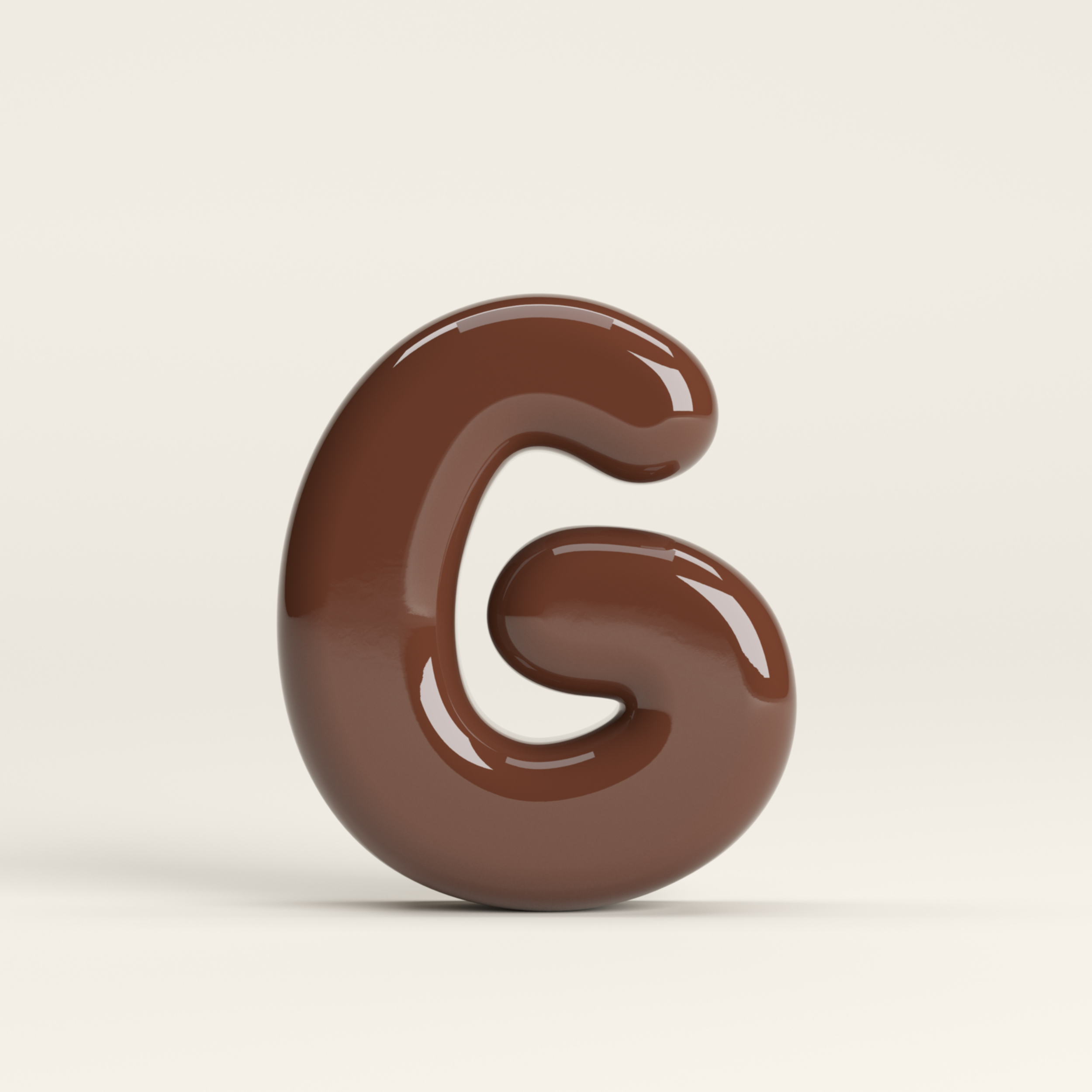 Letter G – handcrafted ceramic decor
