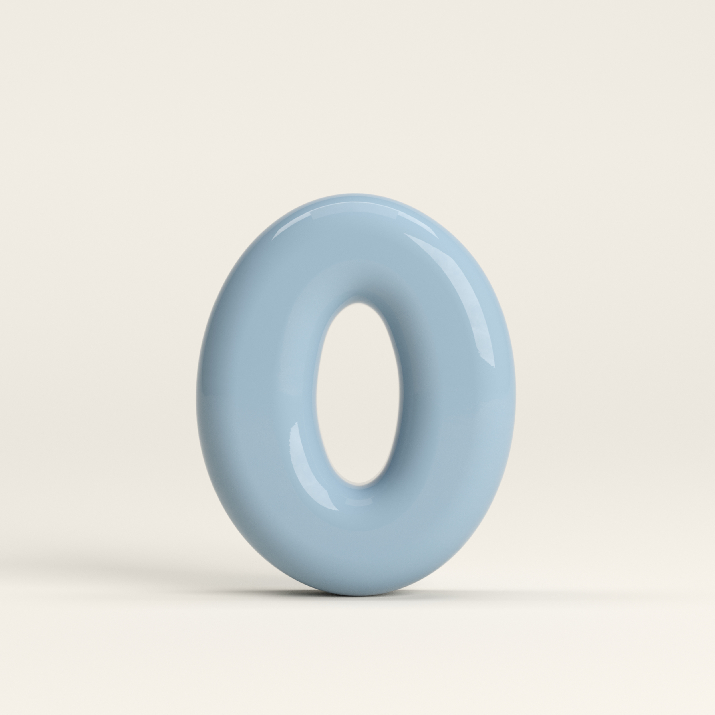 Letter O – handcrafted ceramic decor