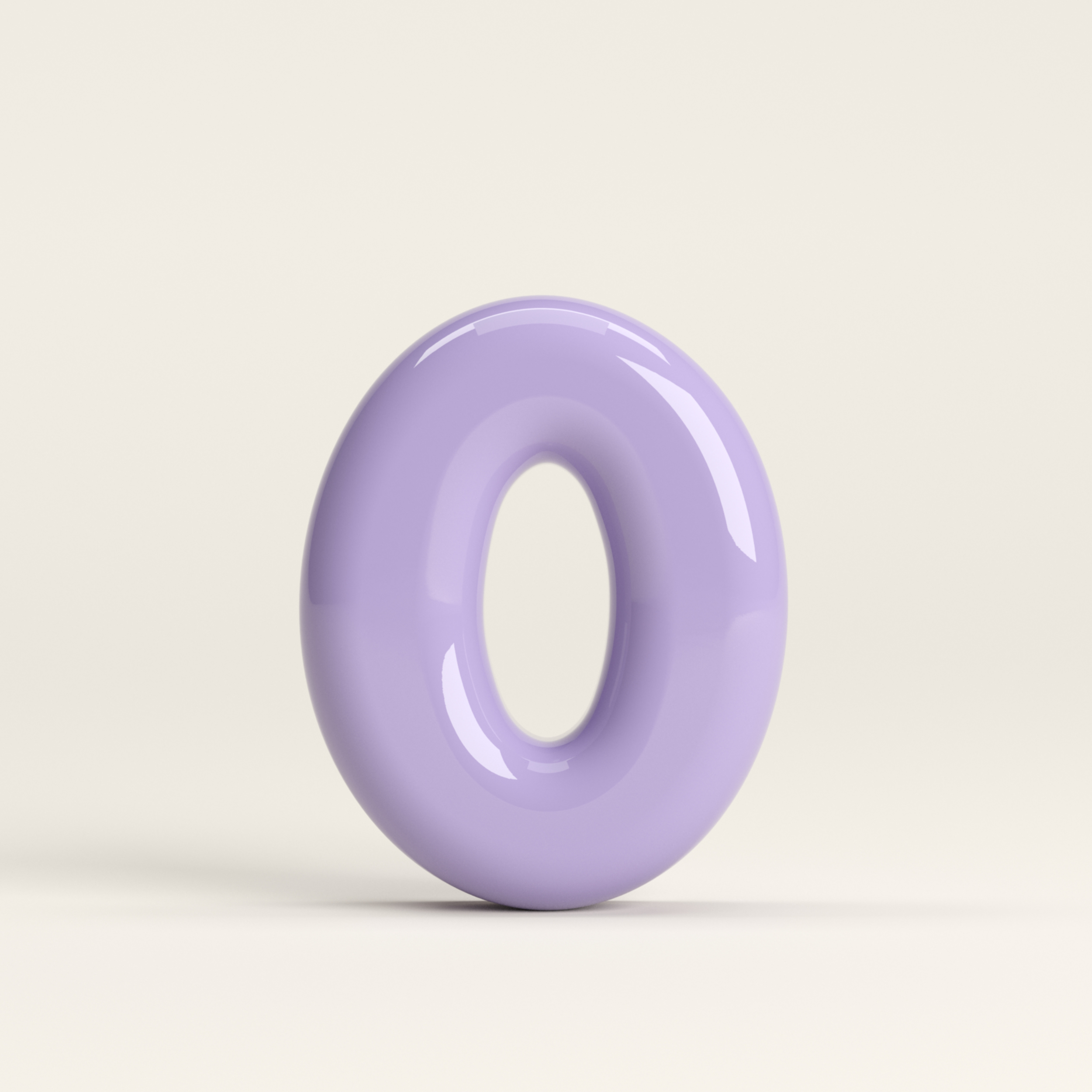 Letter O – handcrafted ceramic decor