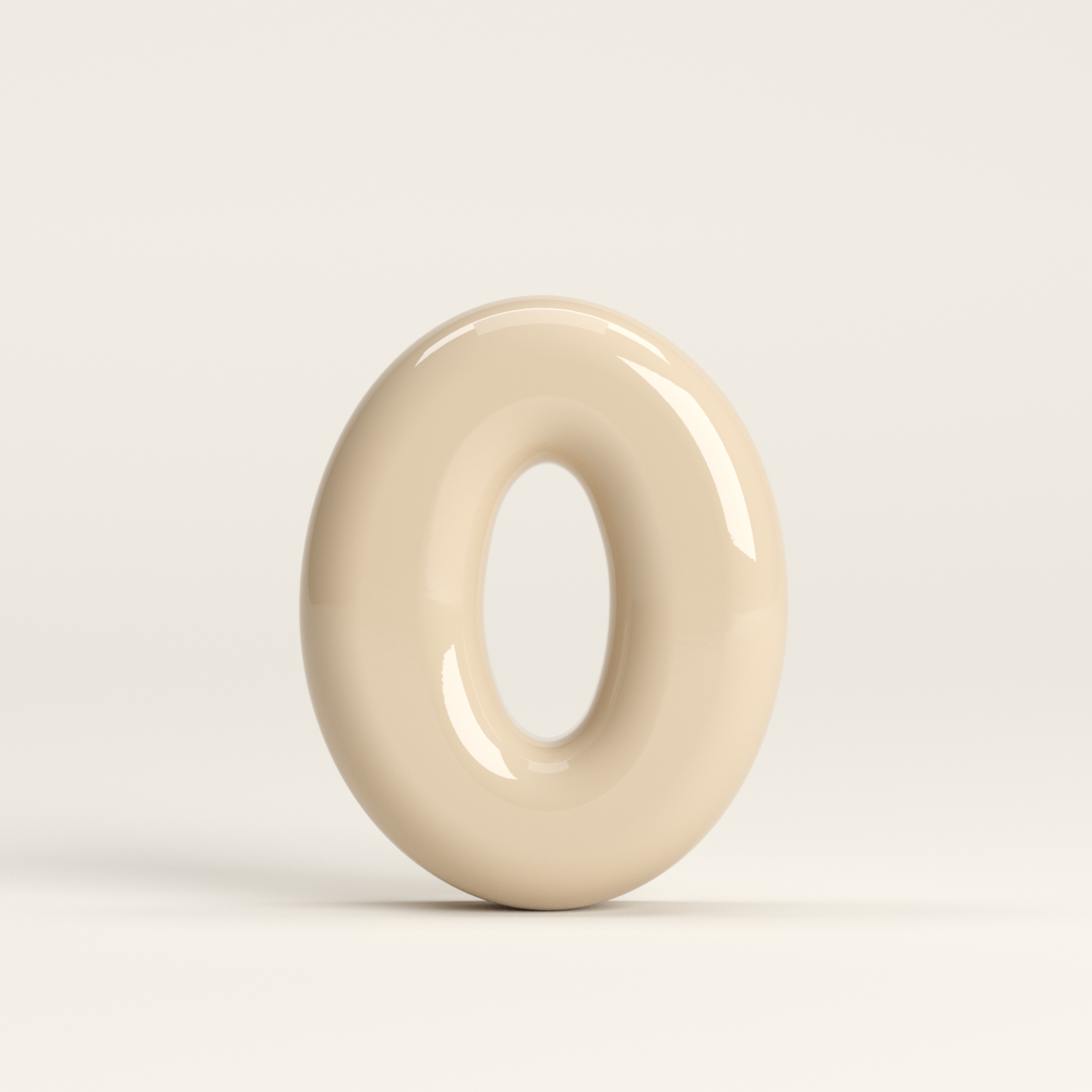Letter O – handcrafted ceramic decor