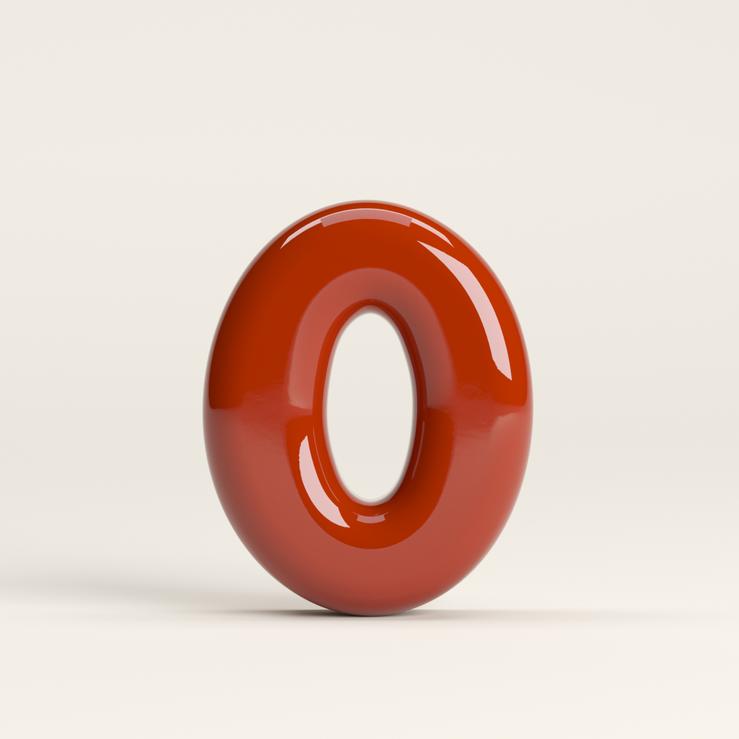 Letter O – handcrafted ceramic decor
