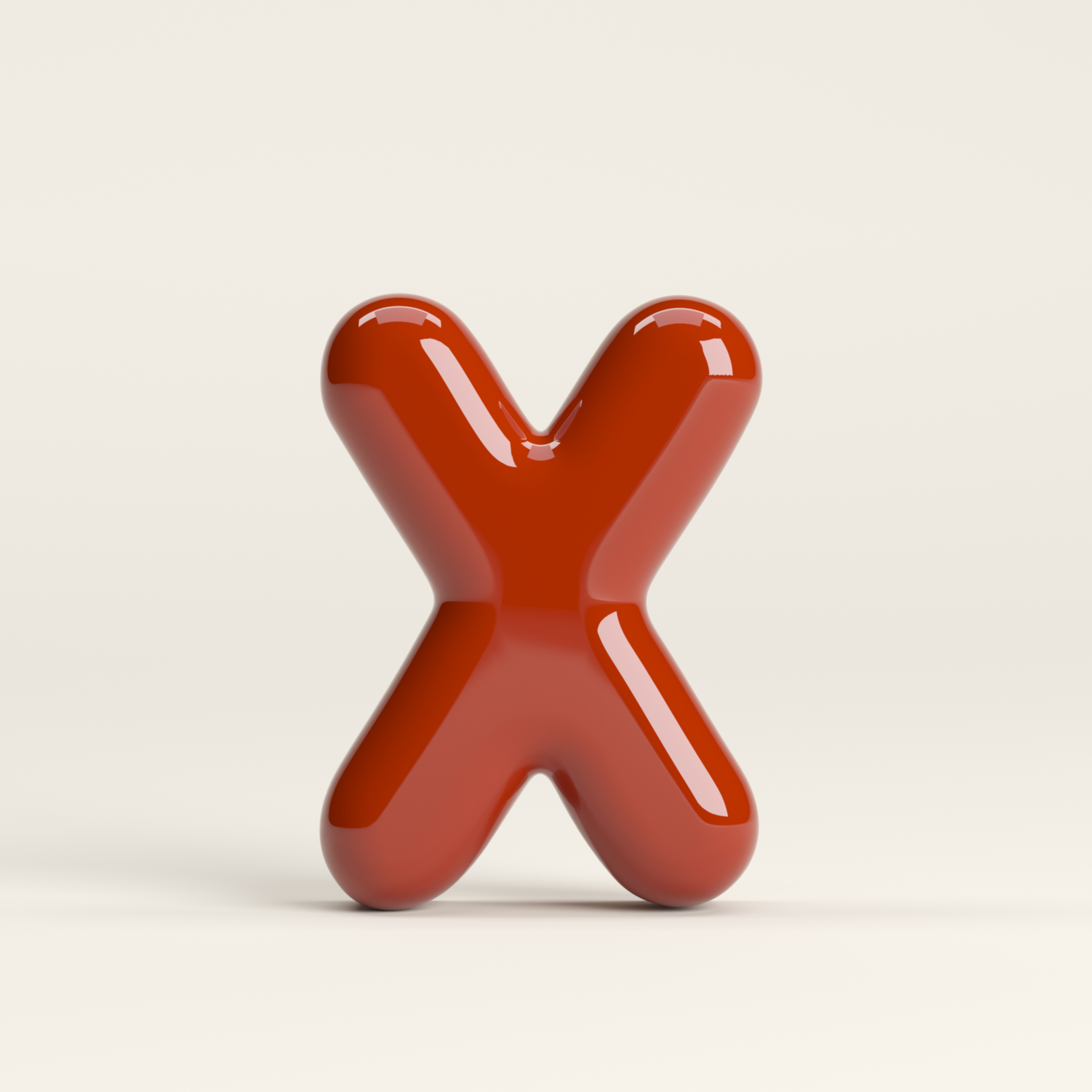 Letter X – handcrafted ceramic decor
