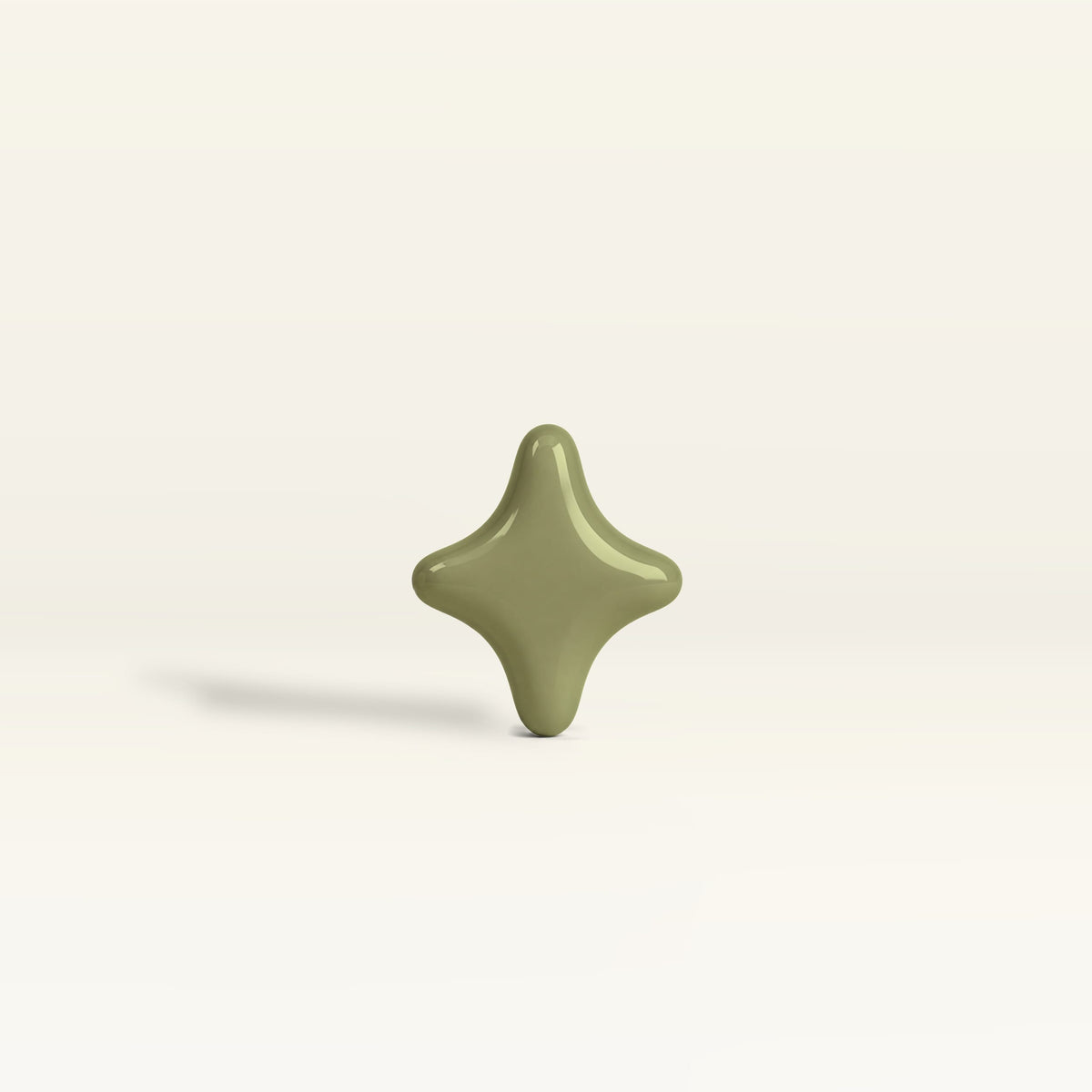 Star 1 – handcrafted ceramic decor in Sage green