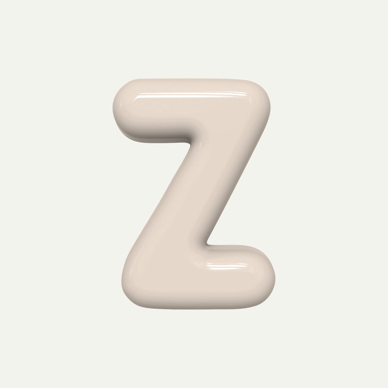 Letter P – handcrafted ceramic decor