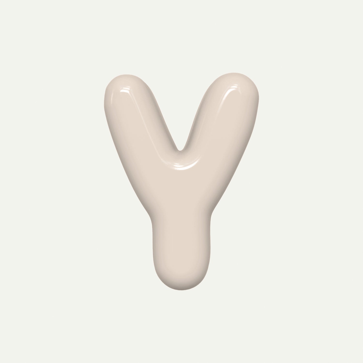 Letter P – handcrafted ceramic decor