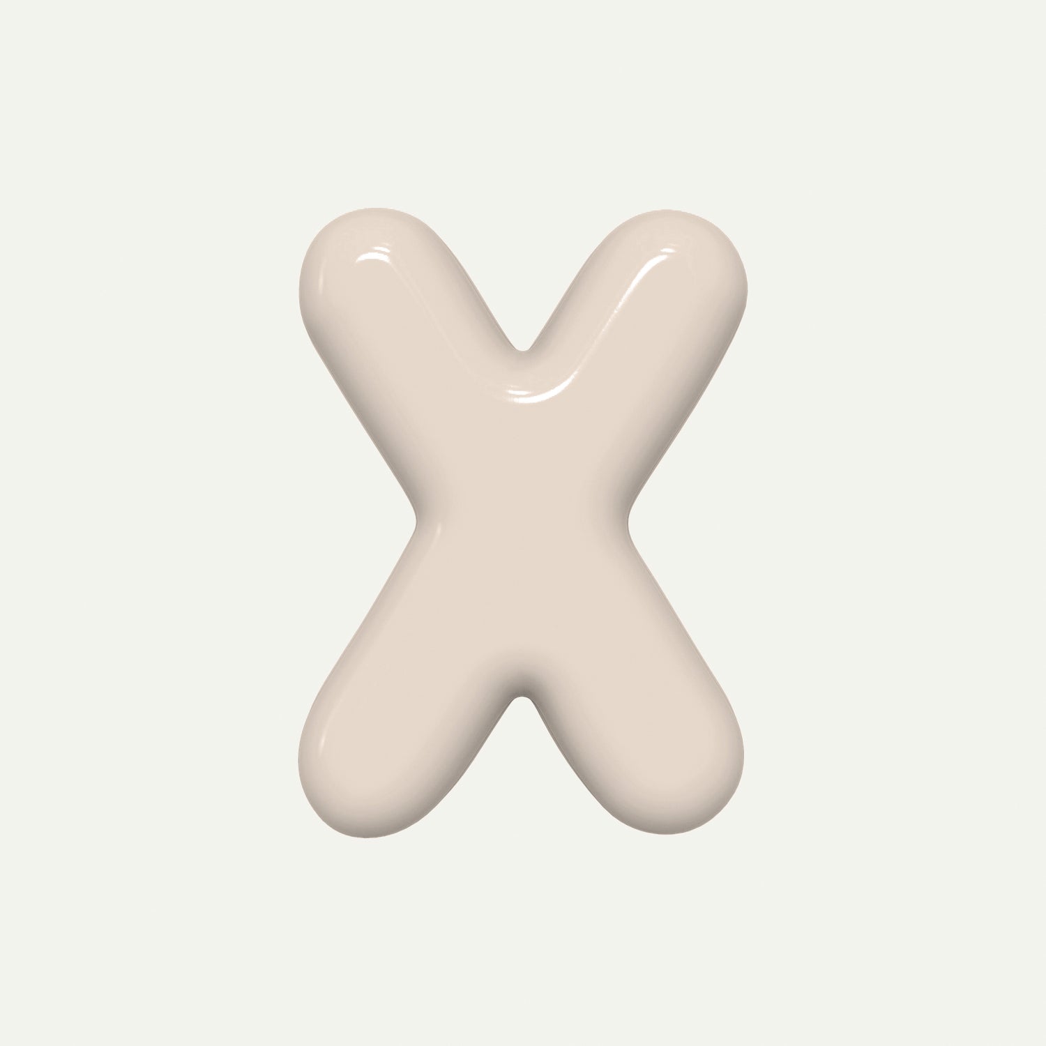 Letter P – handcrafted ceramic decor