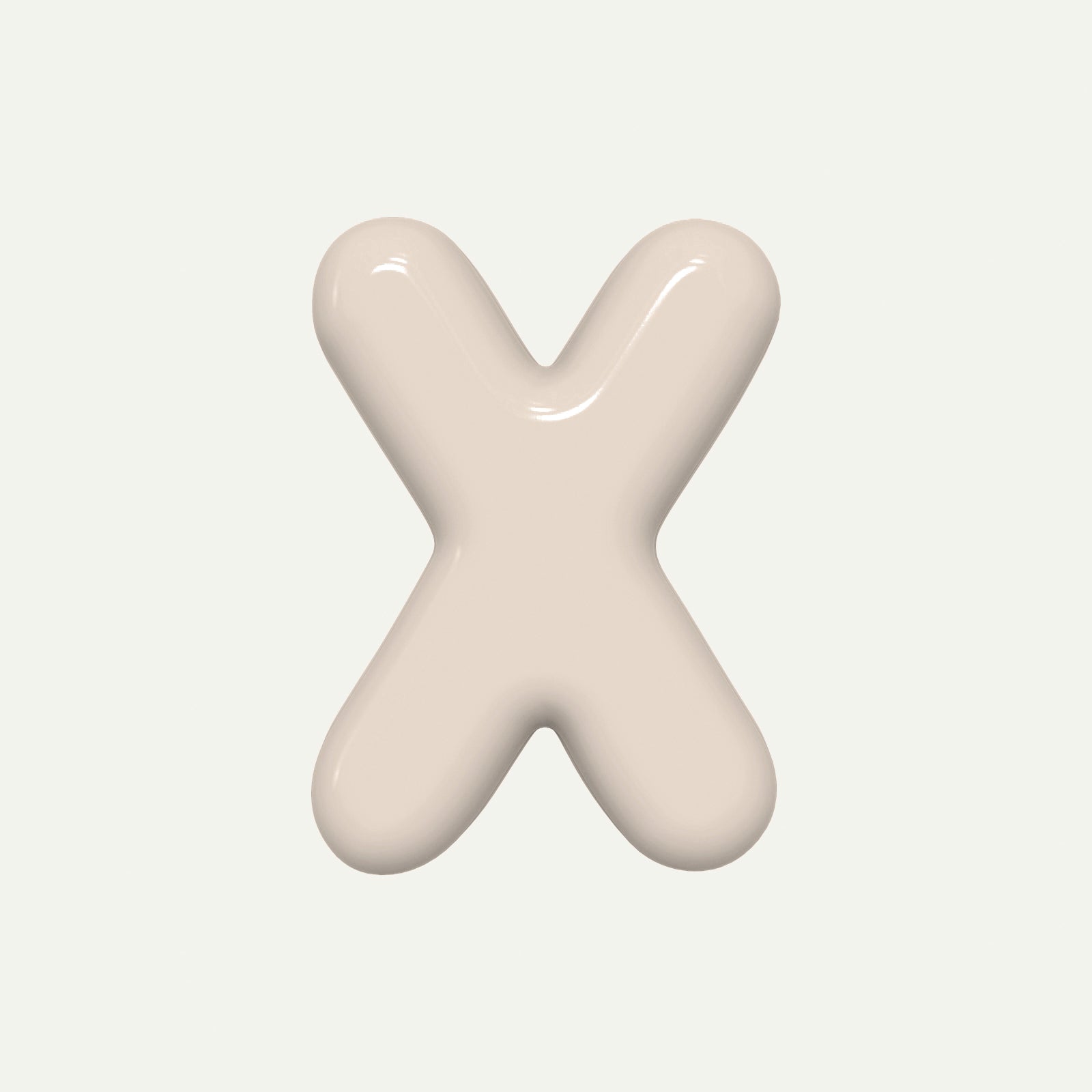Letter M – handcrafted ceramic decor