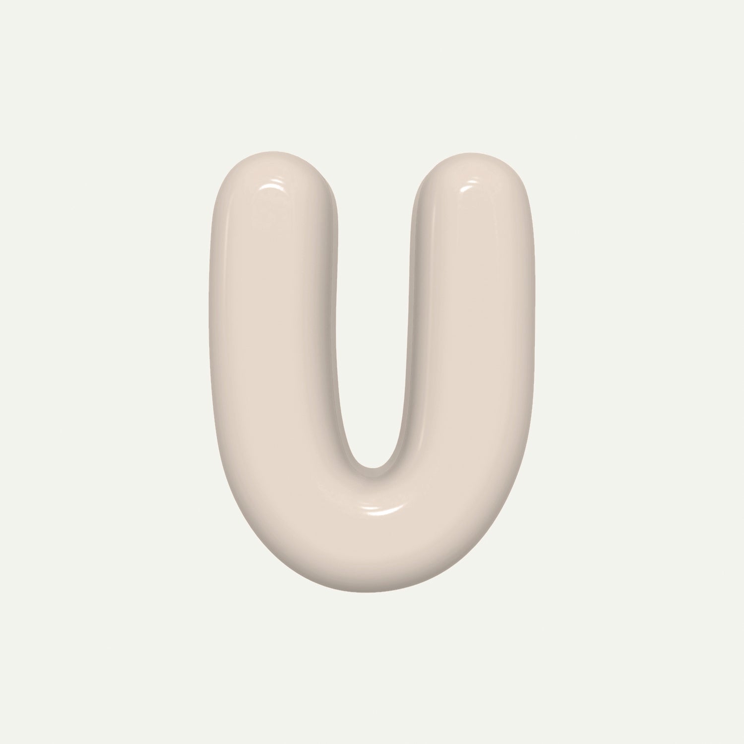 Letter P – handcrafted ceramic decor