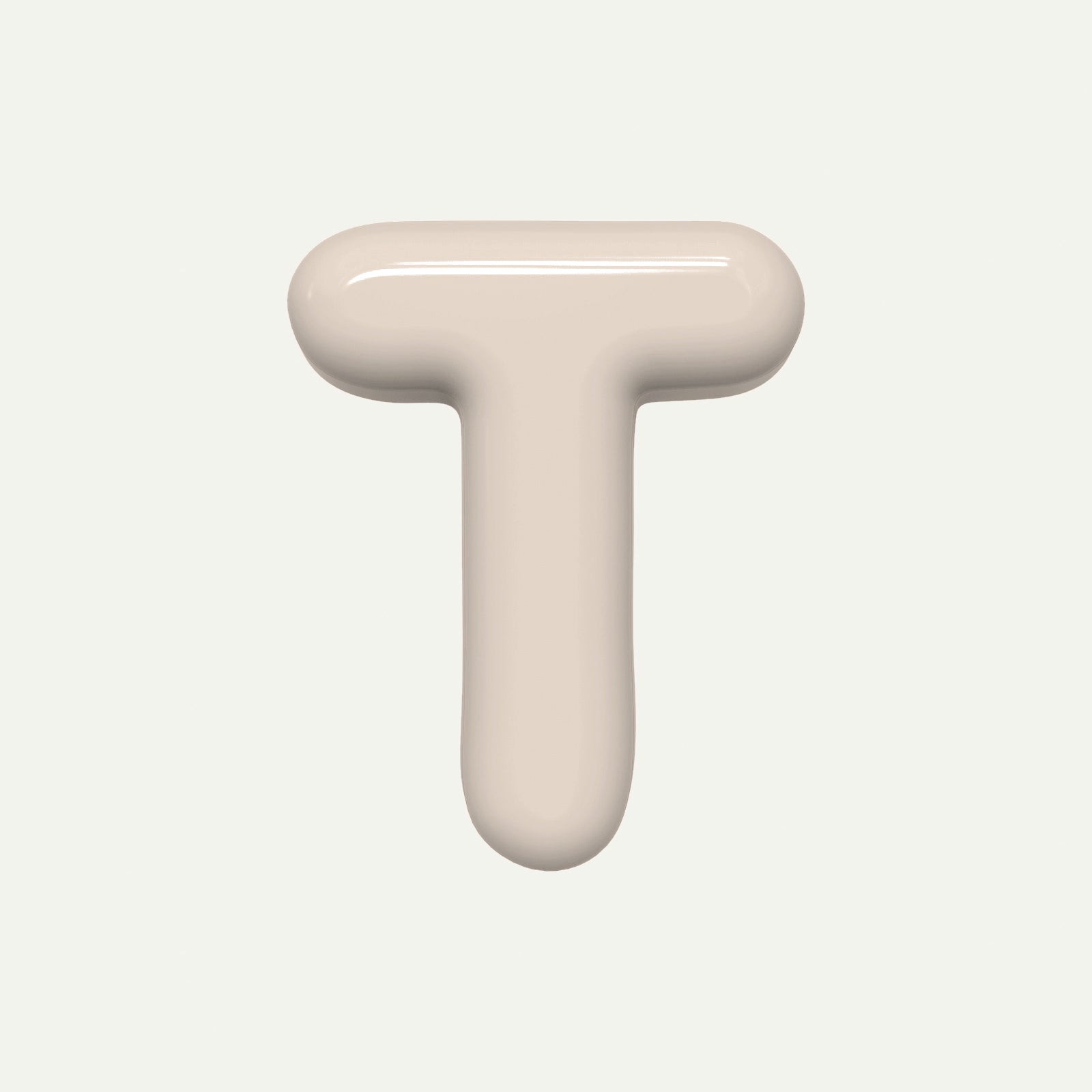 Letter M – handcrafted ceramic decor