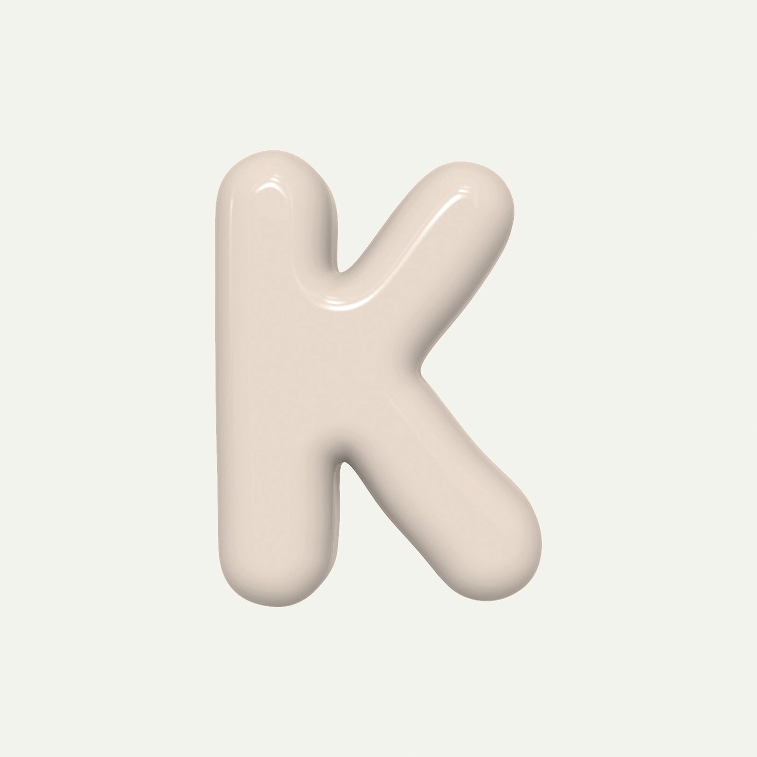 Letter P – handcrafted ceramic decor