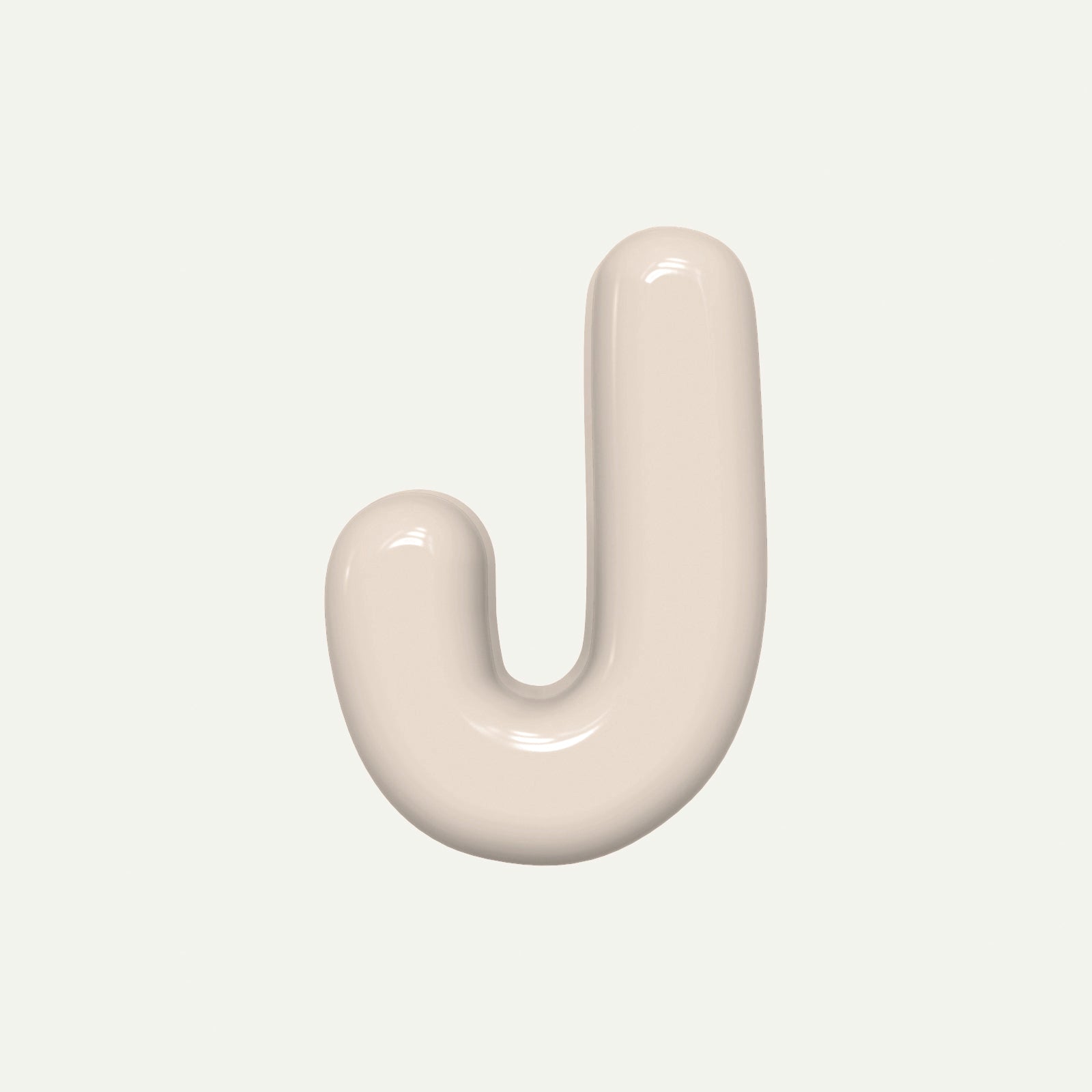 Letter M – handcrafted ceramic decor