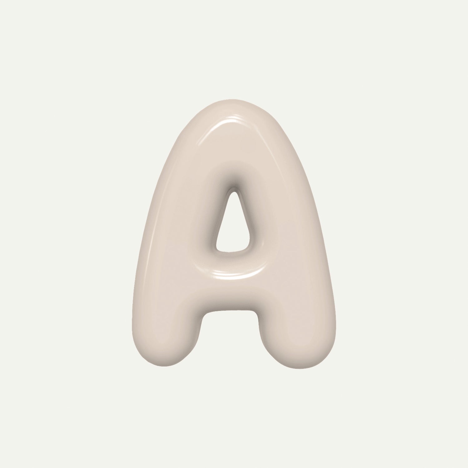 Letter P – handcrafted ceramic decor