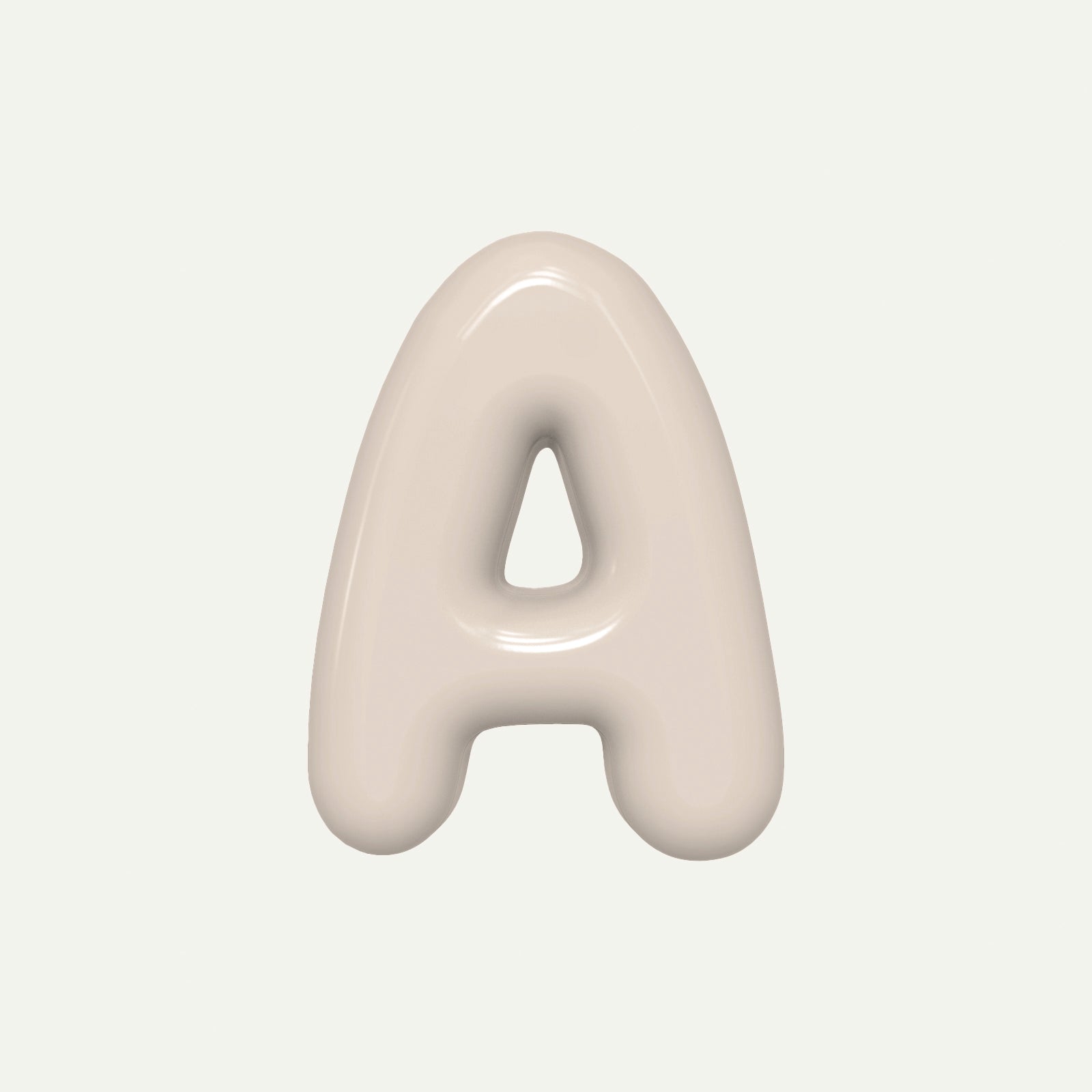 Letter M – handcrafted ceramic decor