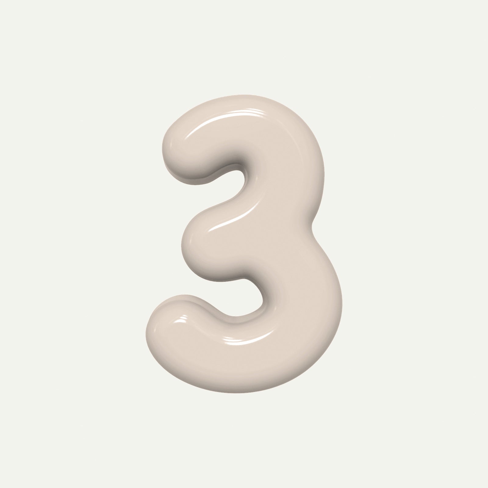 Number 9 – handcrafted ceramic decor