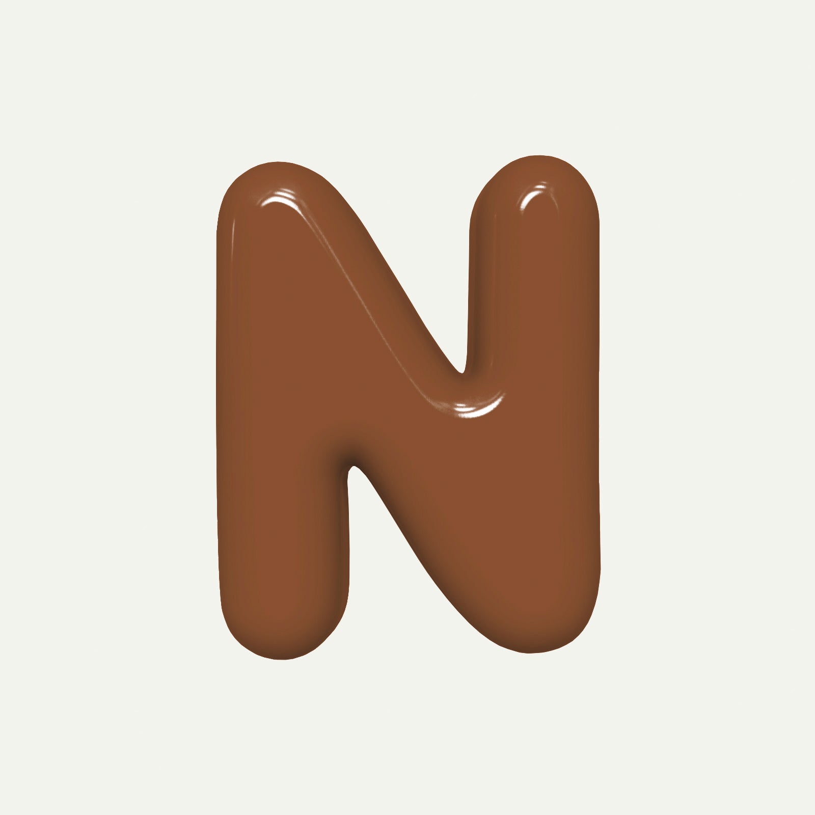 Letter N – handcrafted ceramic decor