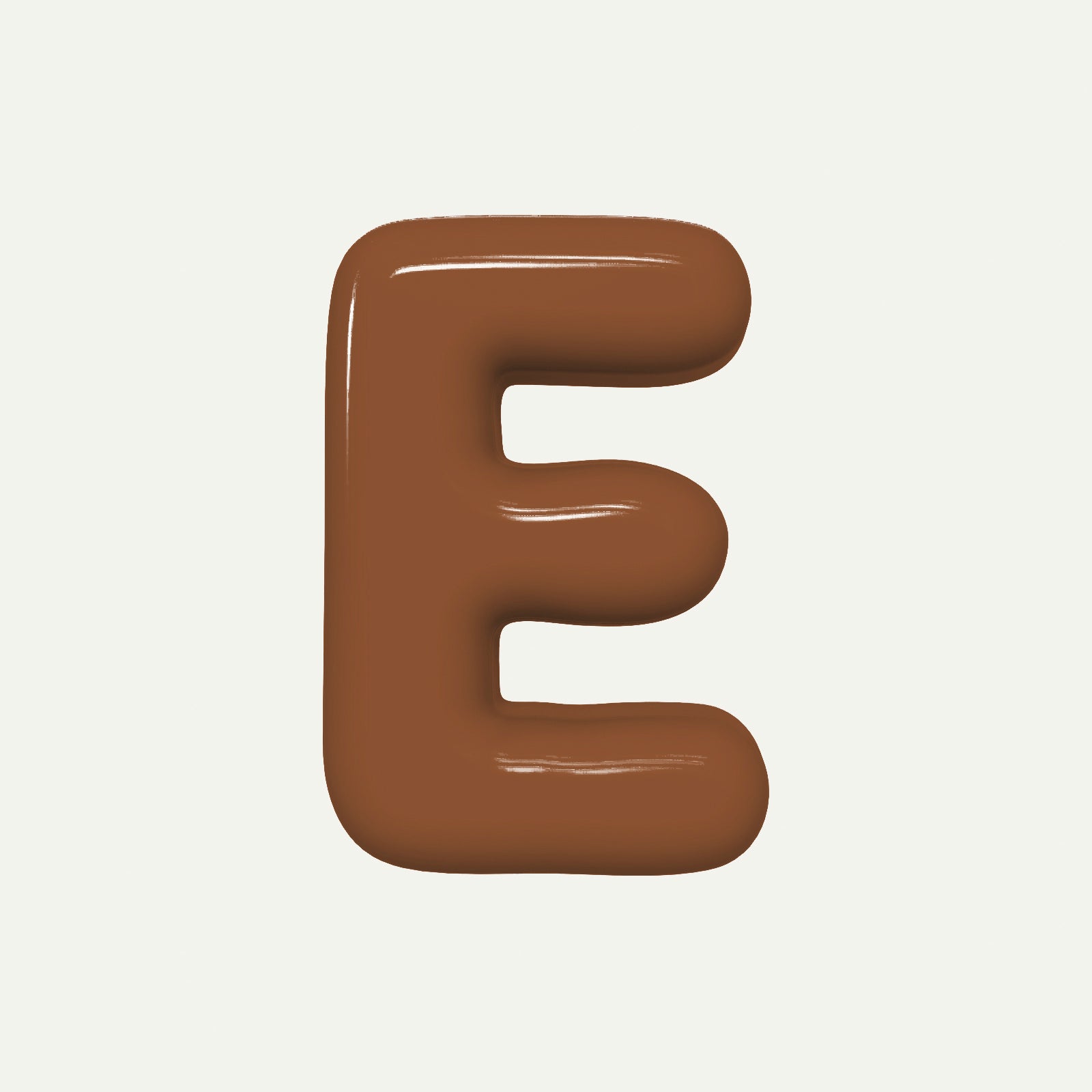 Letter E – handcrafted ceramic decor