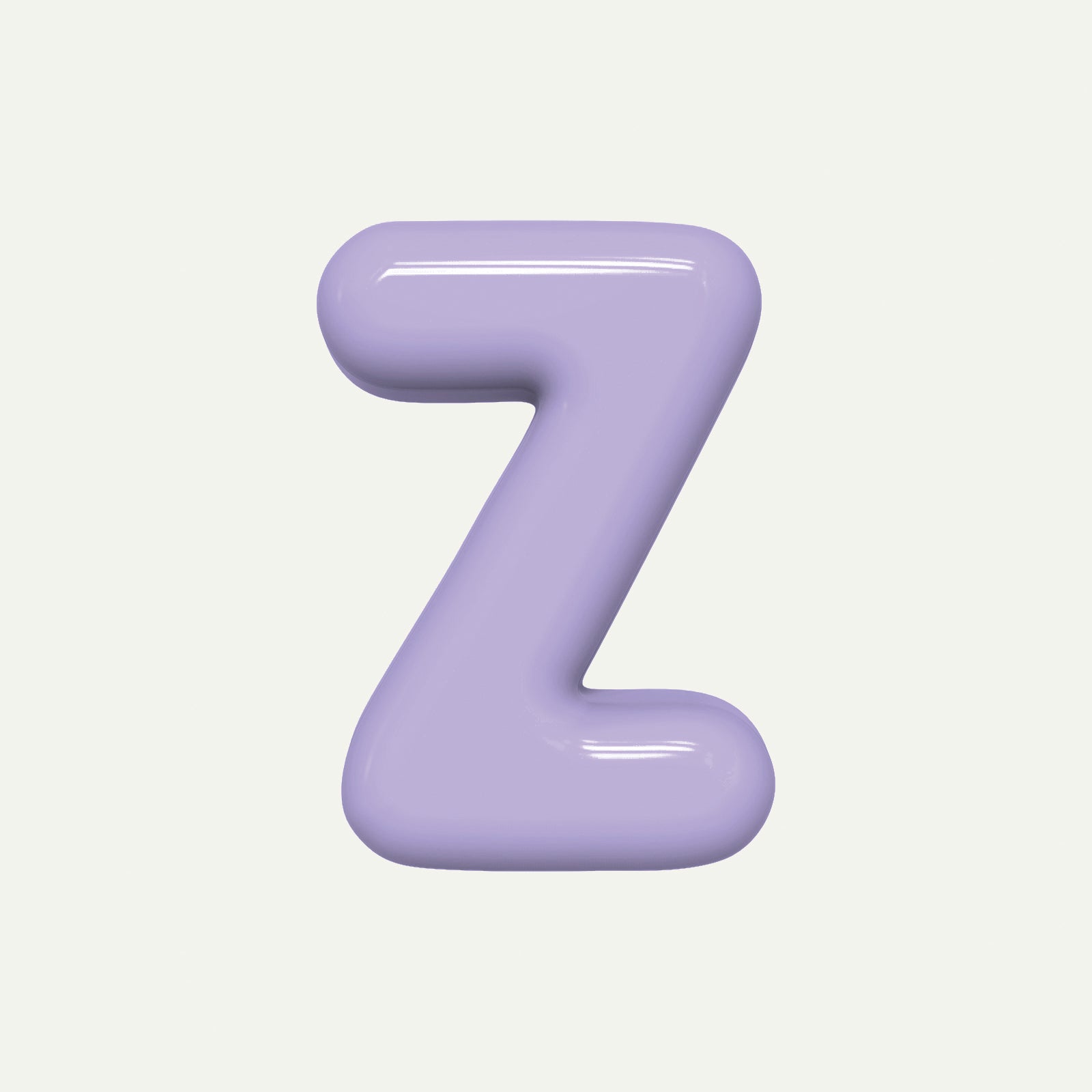 Letter Z – handcrafted ceramic decor