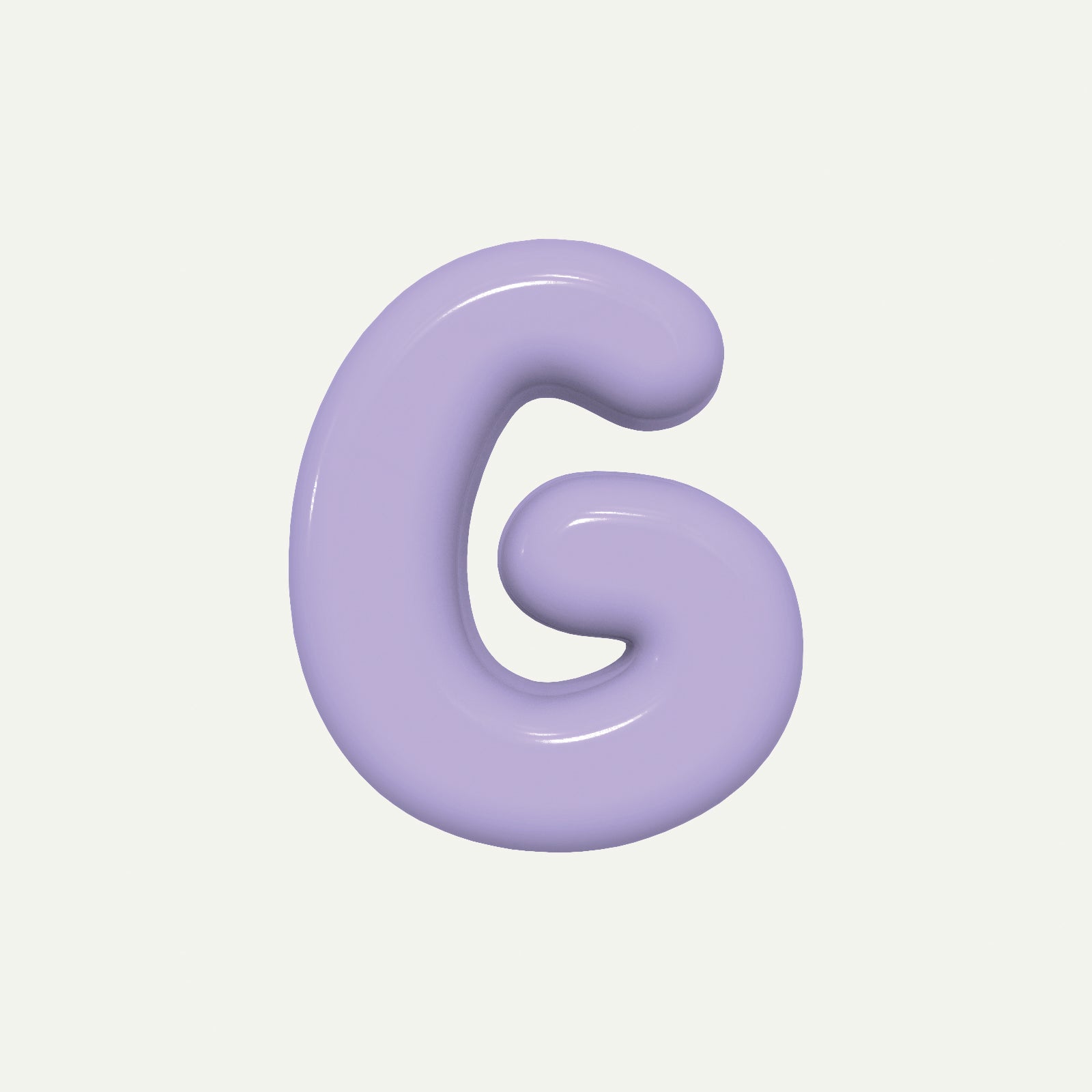 Letter G – handcrafted ceramic decor