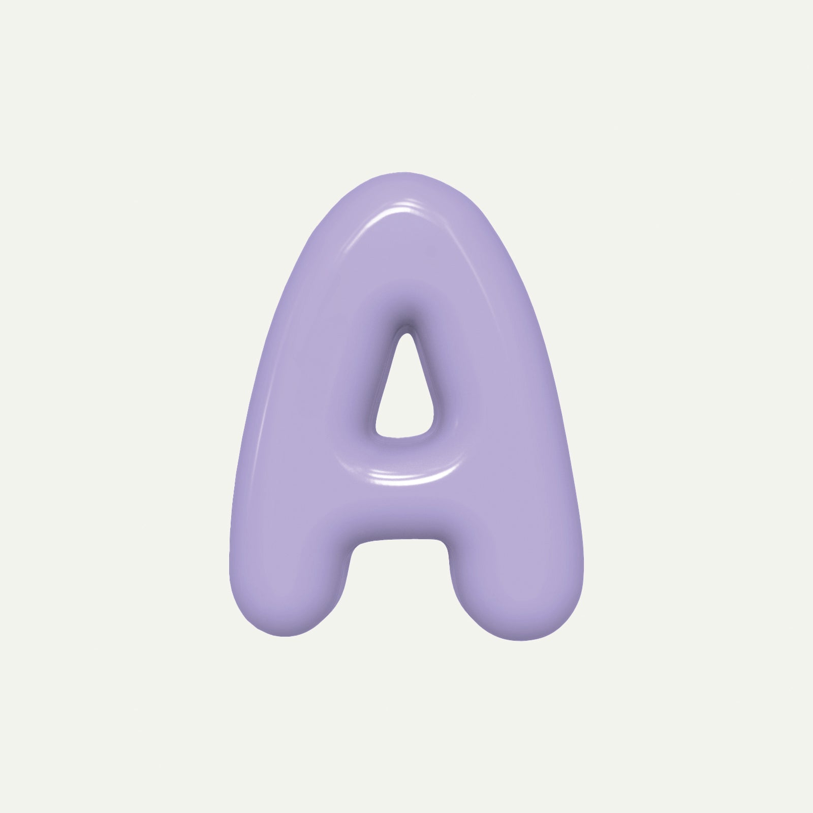 Letter A – handcrafted ceramic decor