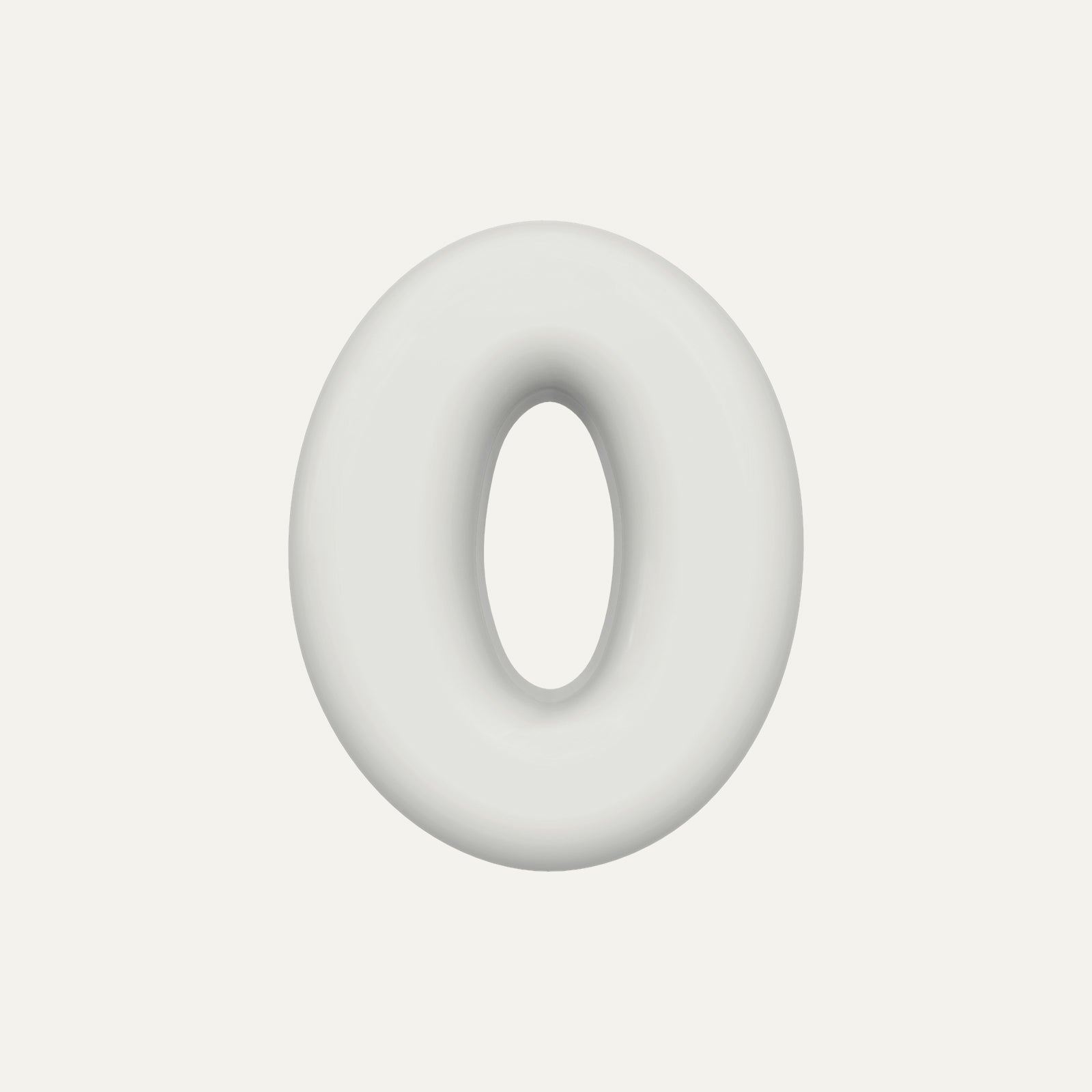 Letter O – handcrafted ceramic decor