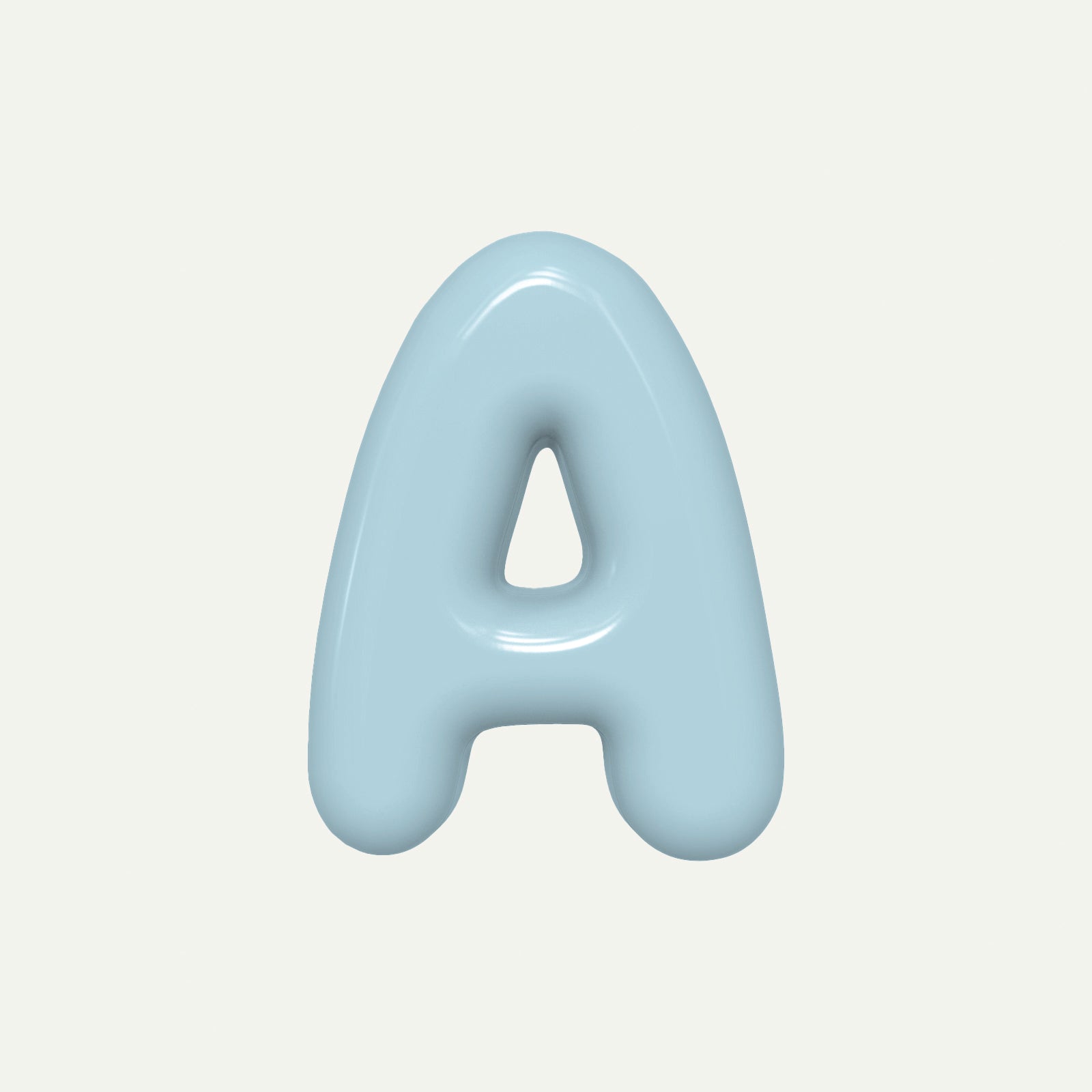 Letter A – handcrafted ceramic decor