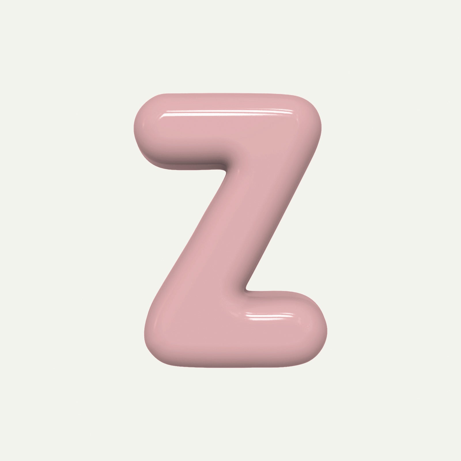 Letter Z – handcrafted ceramic decor