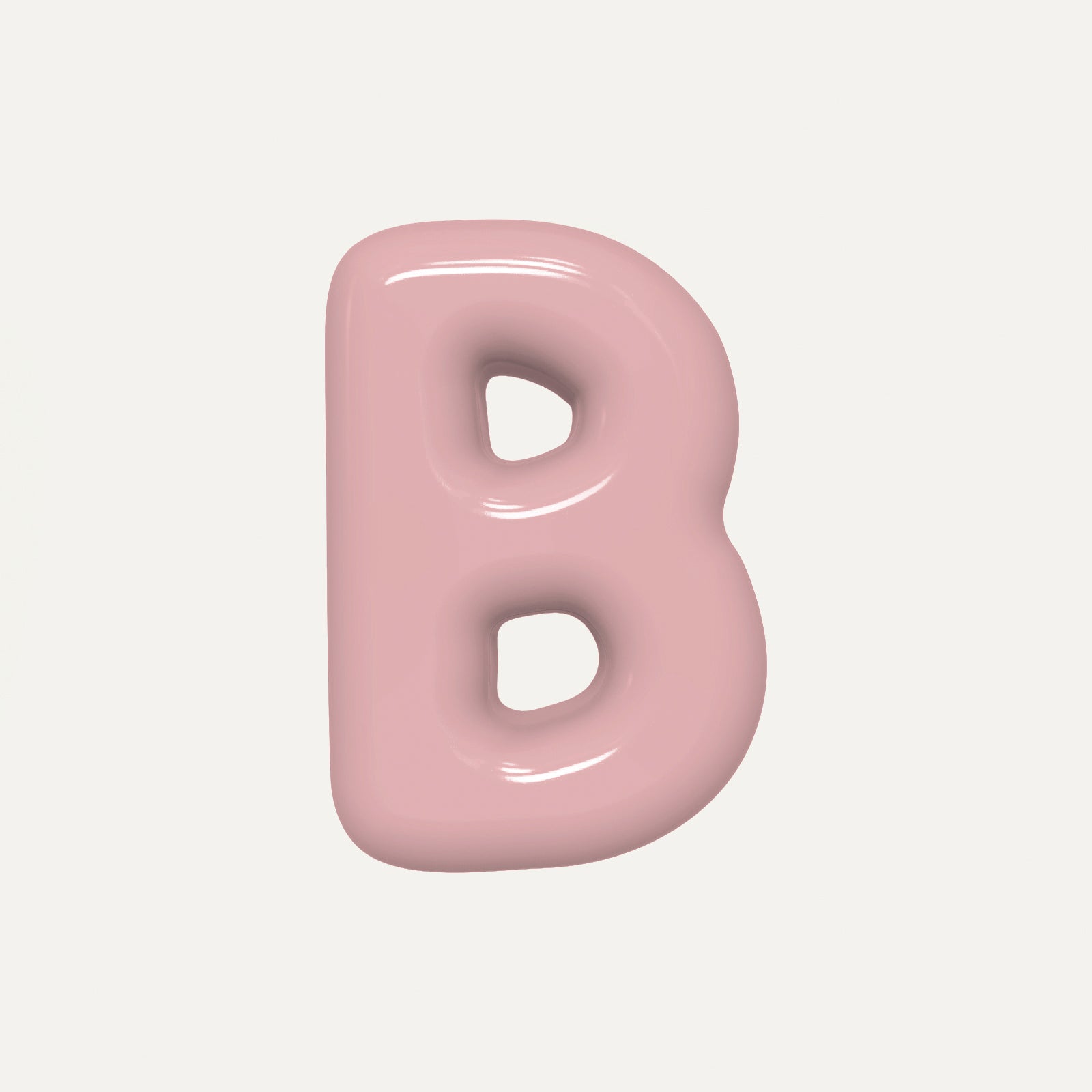 Letter B – handcrafted ceramic decor