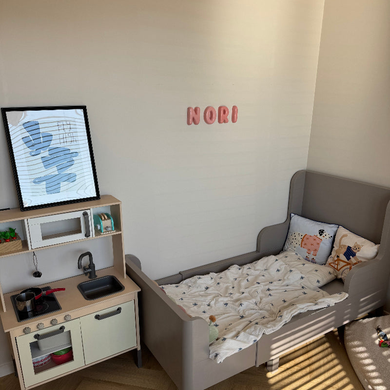 Word BLESSED - handcrafted ceramic decor