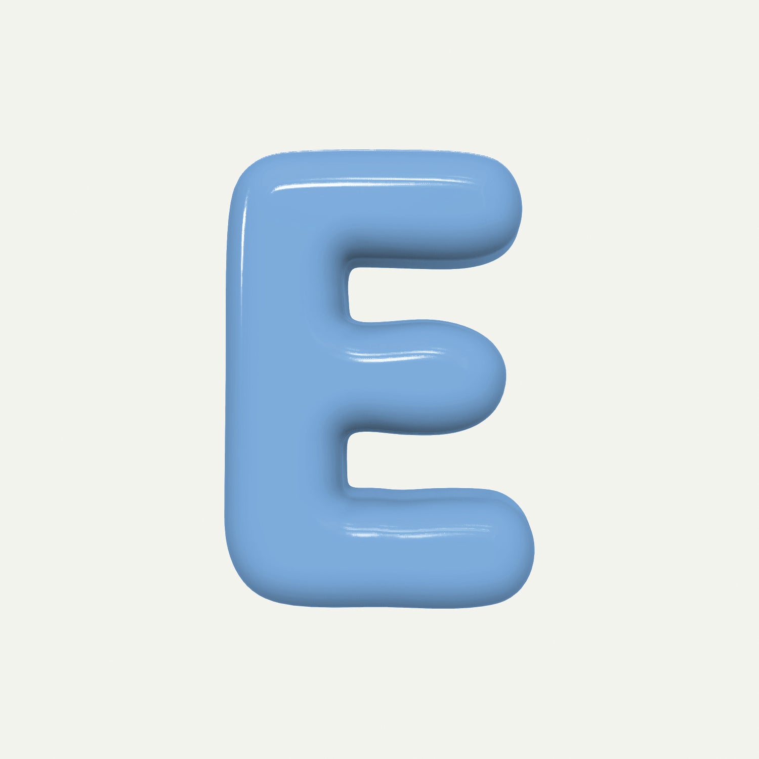 Letter E – handcrafted ceramic decor