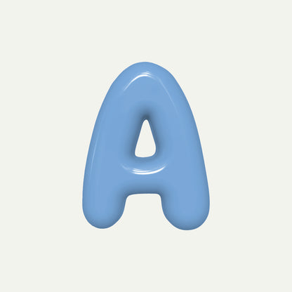 Letter A – handcrafted ceramic decor