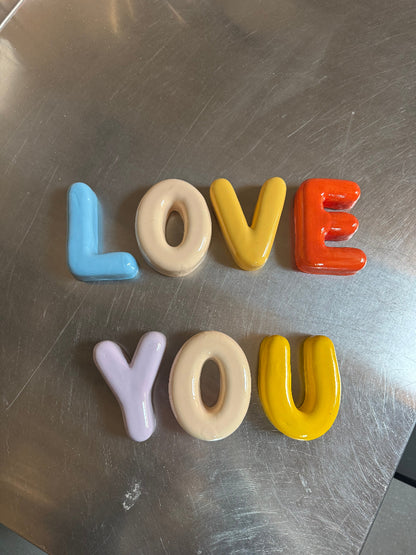 Phrase DREAM BIG - handcrafted ceramic decor