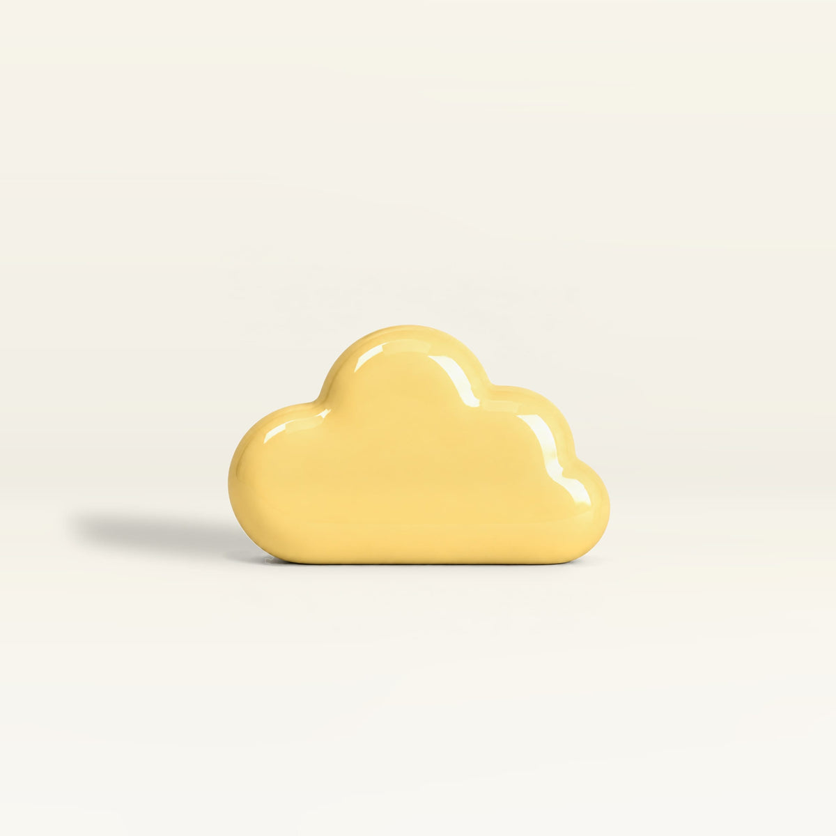 Cloud – handcrafted ceramic decor in Soft yellow