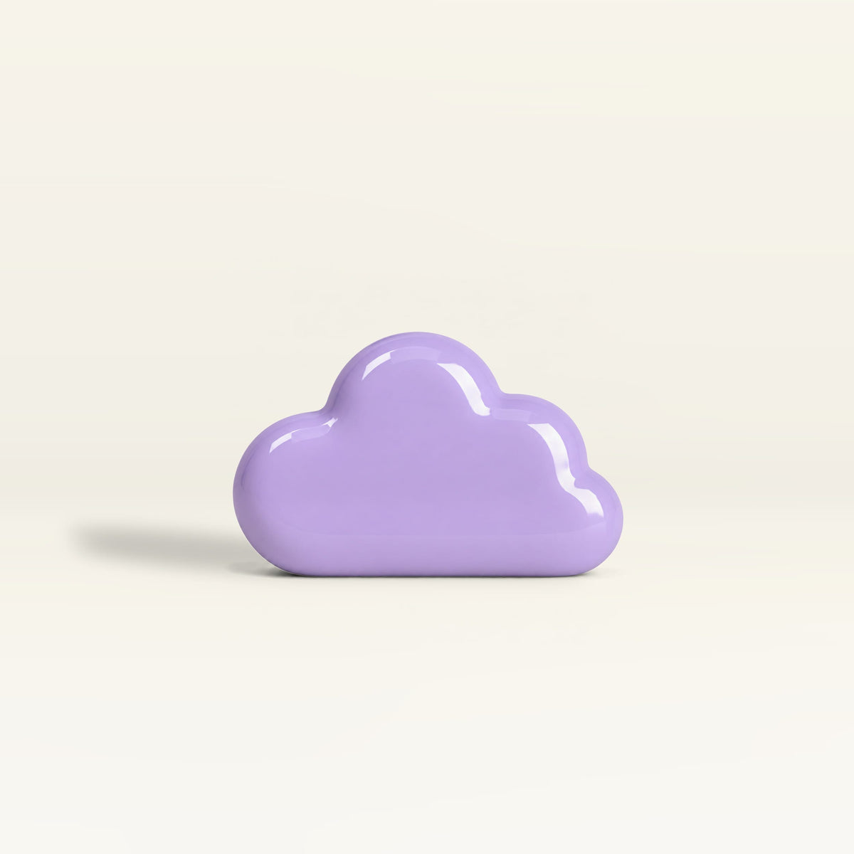 Cloud – handcrafted ceramic decor in Light lavender purple