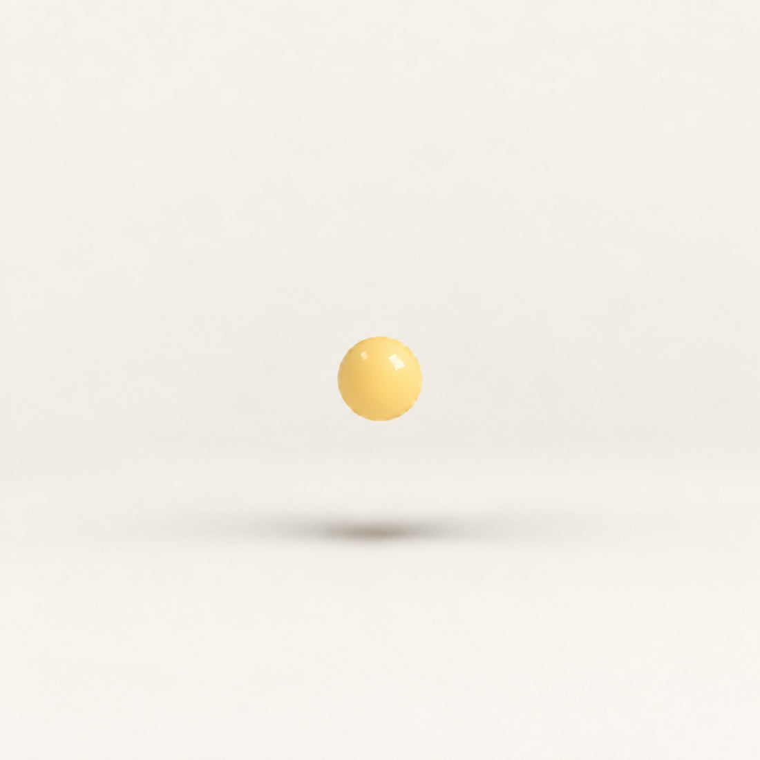 Dot – handcrafted ceramic decor in Soft yellow