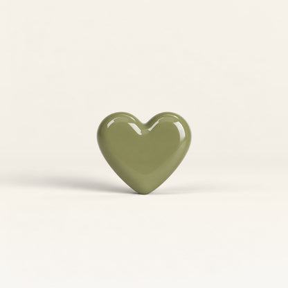 Heart – handcrafted ceramic decor in Sage green