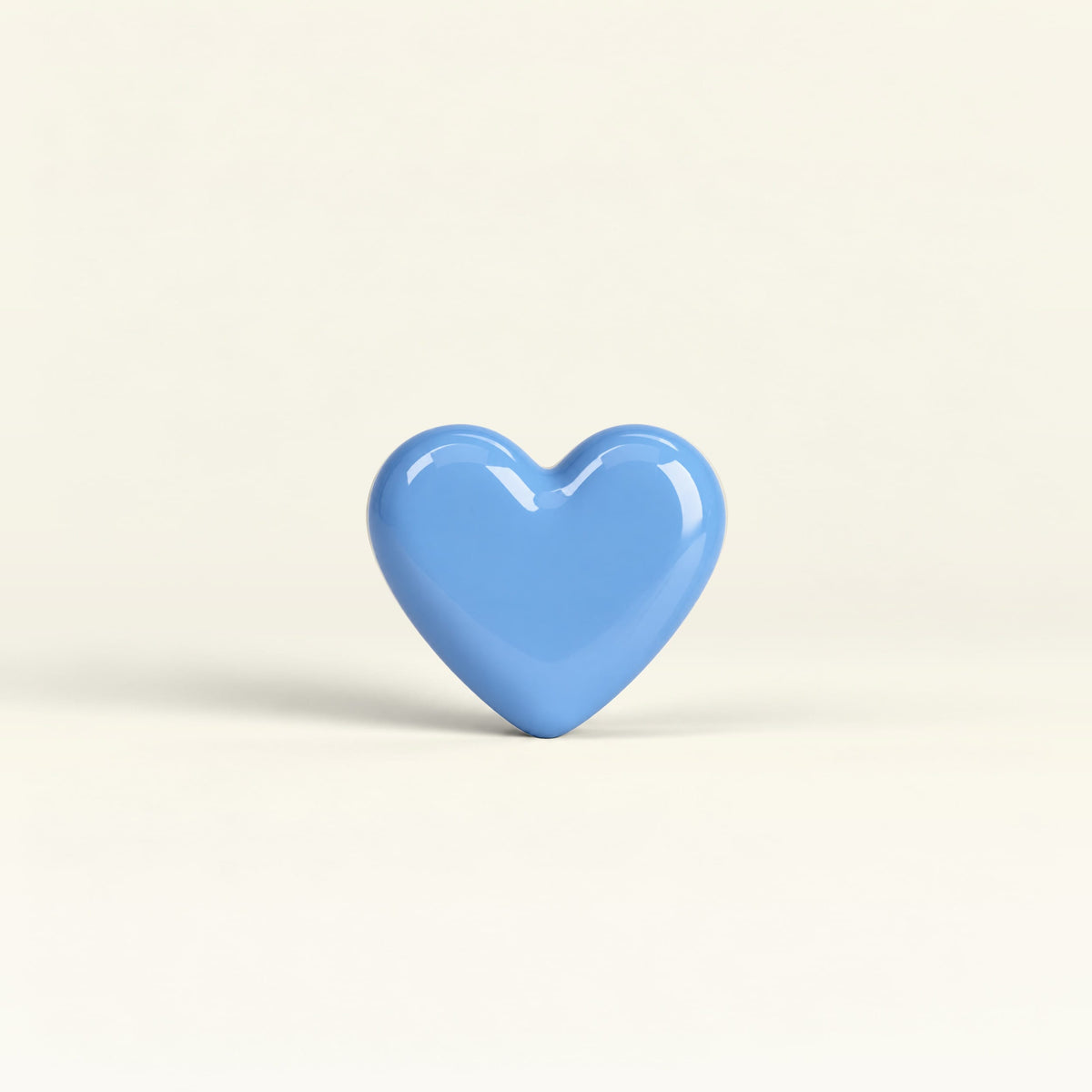 Heart – handcrafted ceramic decor in Pastel sky blue
