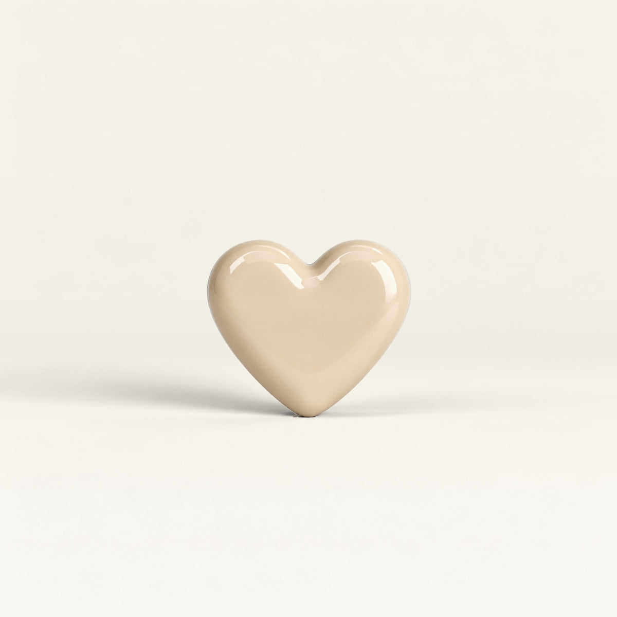 Heart – handcrafted ceramic decor in Light beige