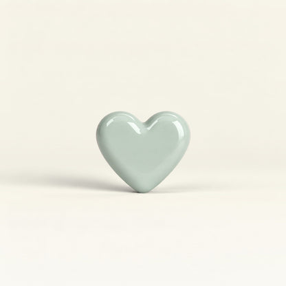 Heart – handcrafted ceramic decor in Mint green