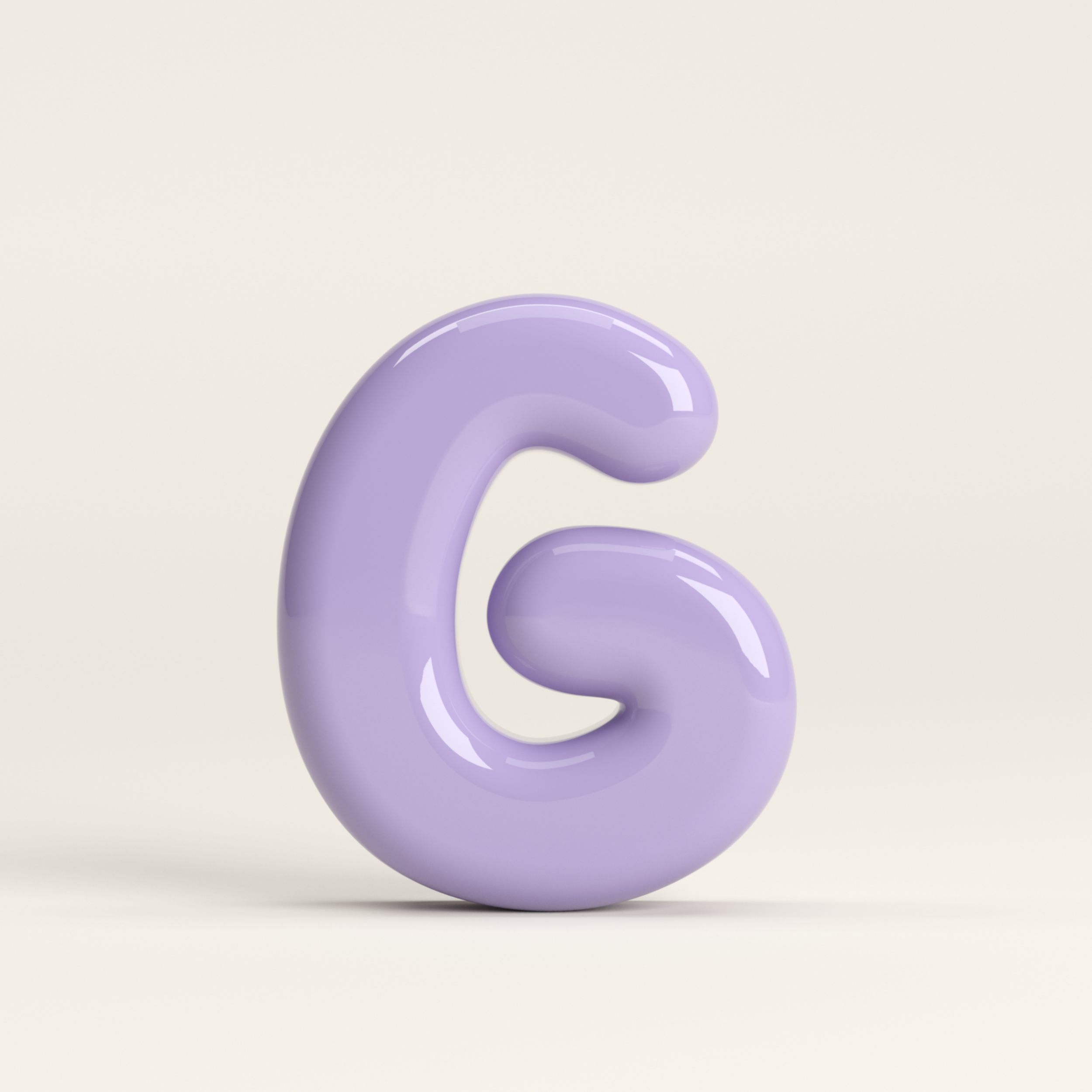 Letter G – handcrafted ceramic decor