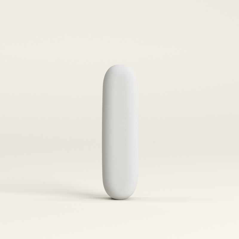 Letter I –  Unglazed ceramic decor