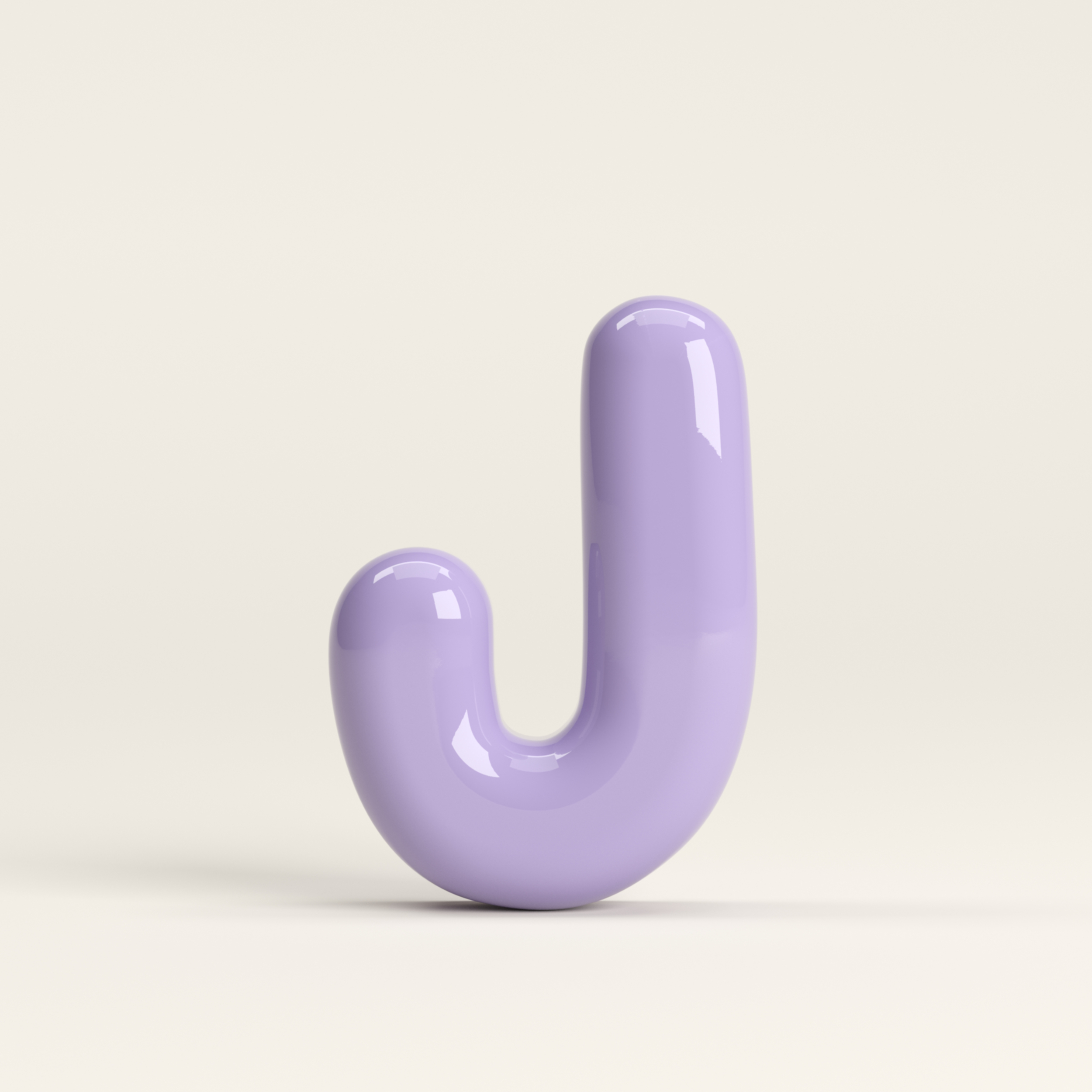 Letter J – handcrafted ceramic decor