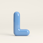 Letter L – handcrafted ceramic decor
